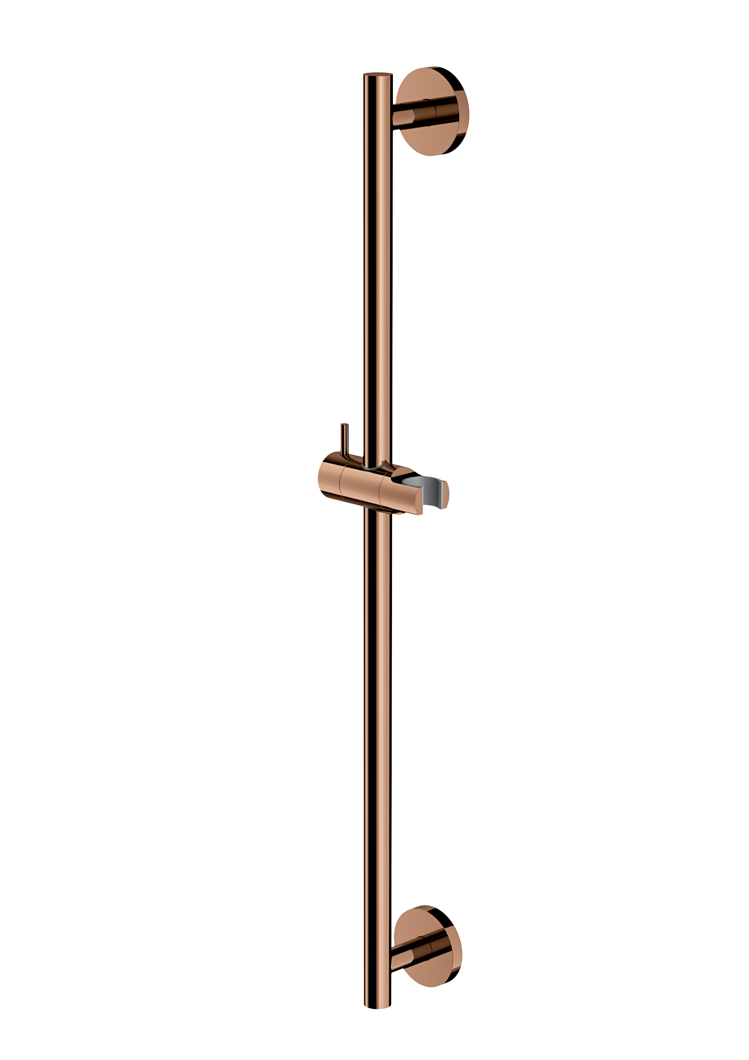 Drążek prysznicowy 66 cm miedź