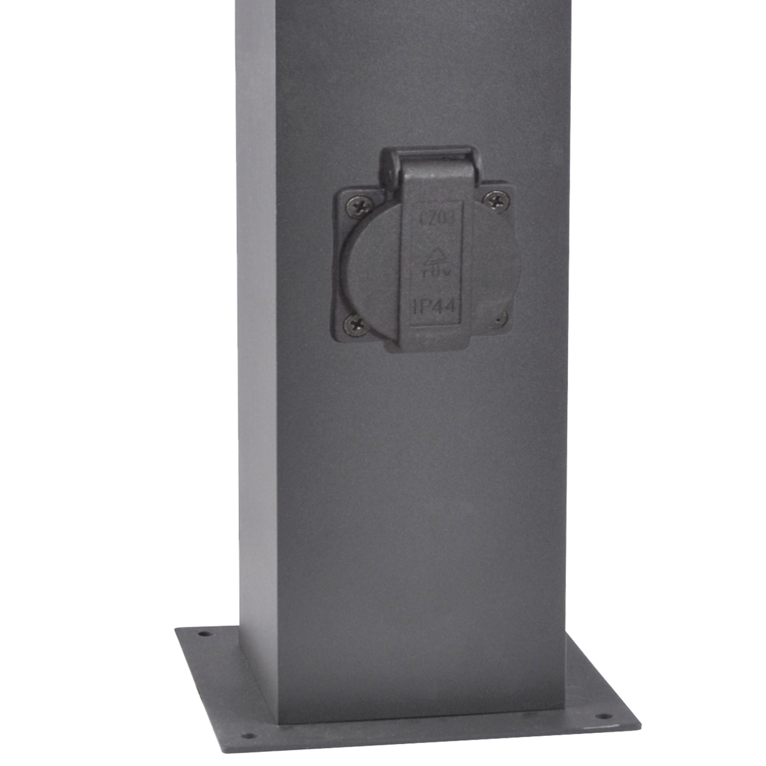 Lampa zewnętrzna ogrodowa słupek Teksas E27 74 cm grafit IP44 Goldlux - 9