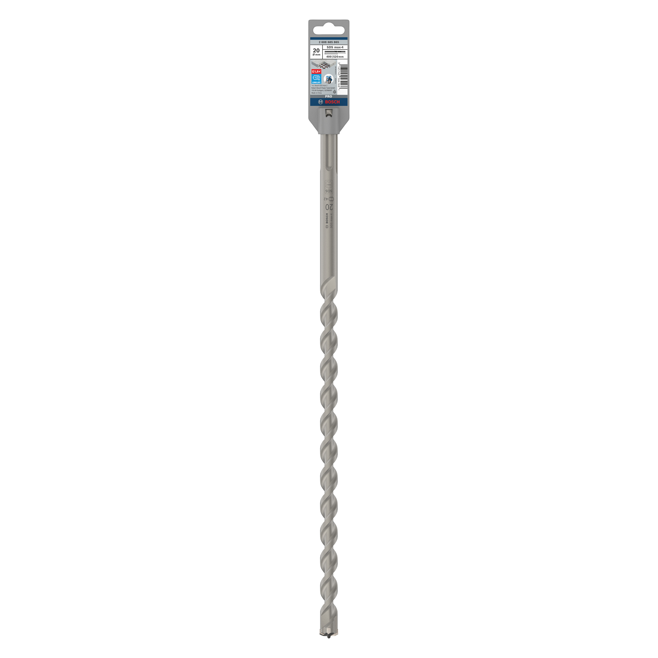 Broca para hormigón enganche sds max ø 20 x l. 400 mm bosch