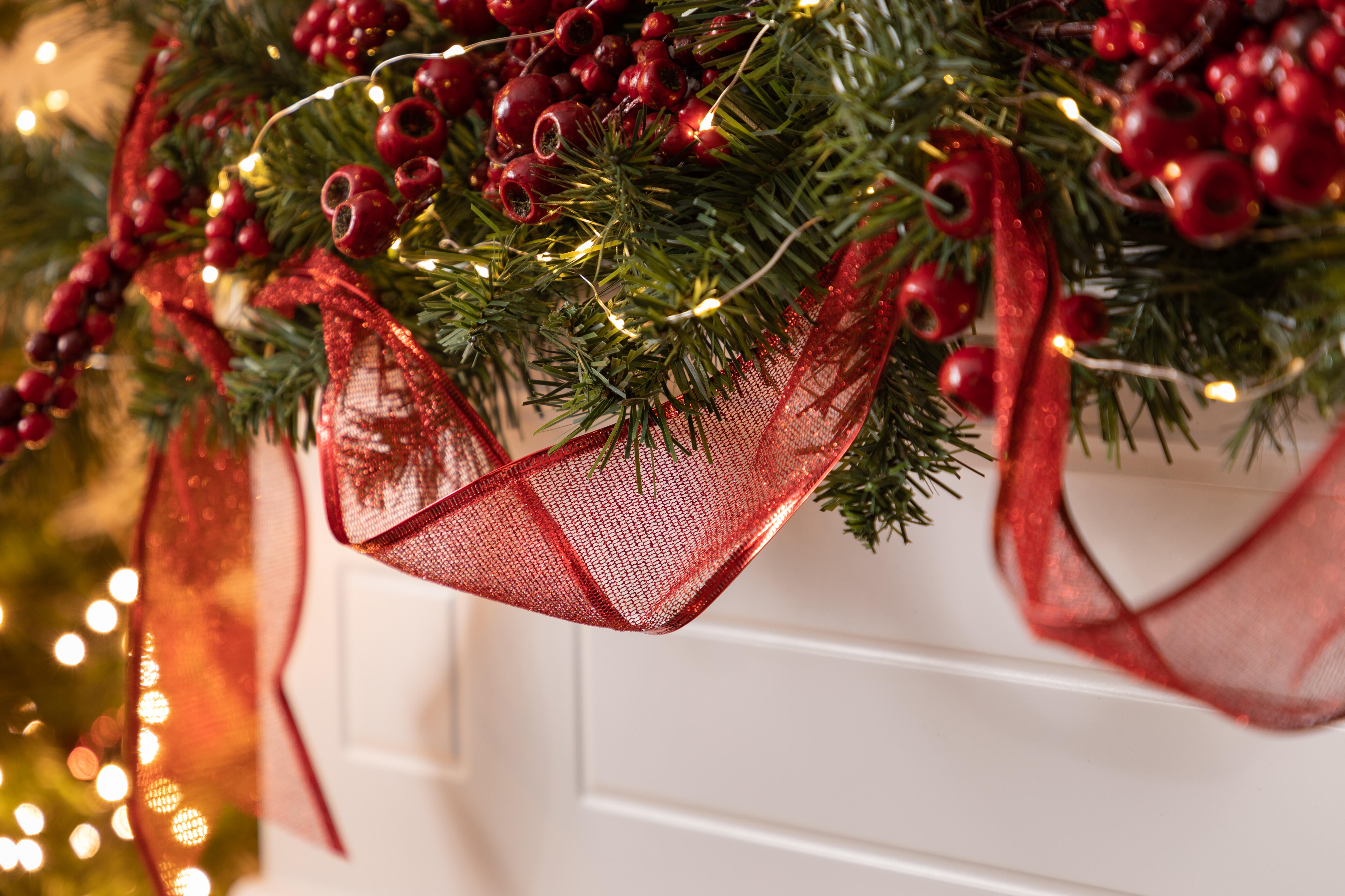 Cinta decorativa rojo 6.3x270cm - 6