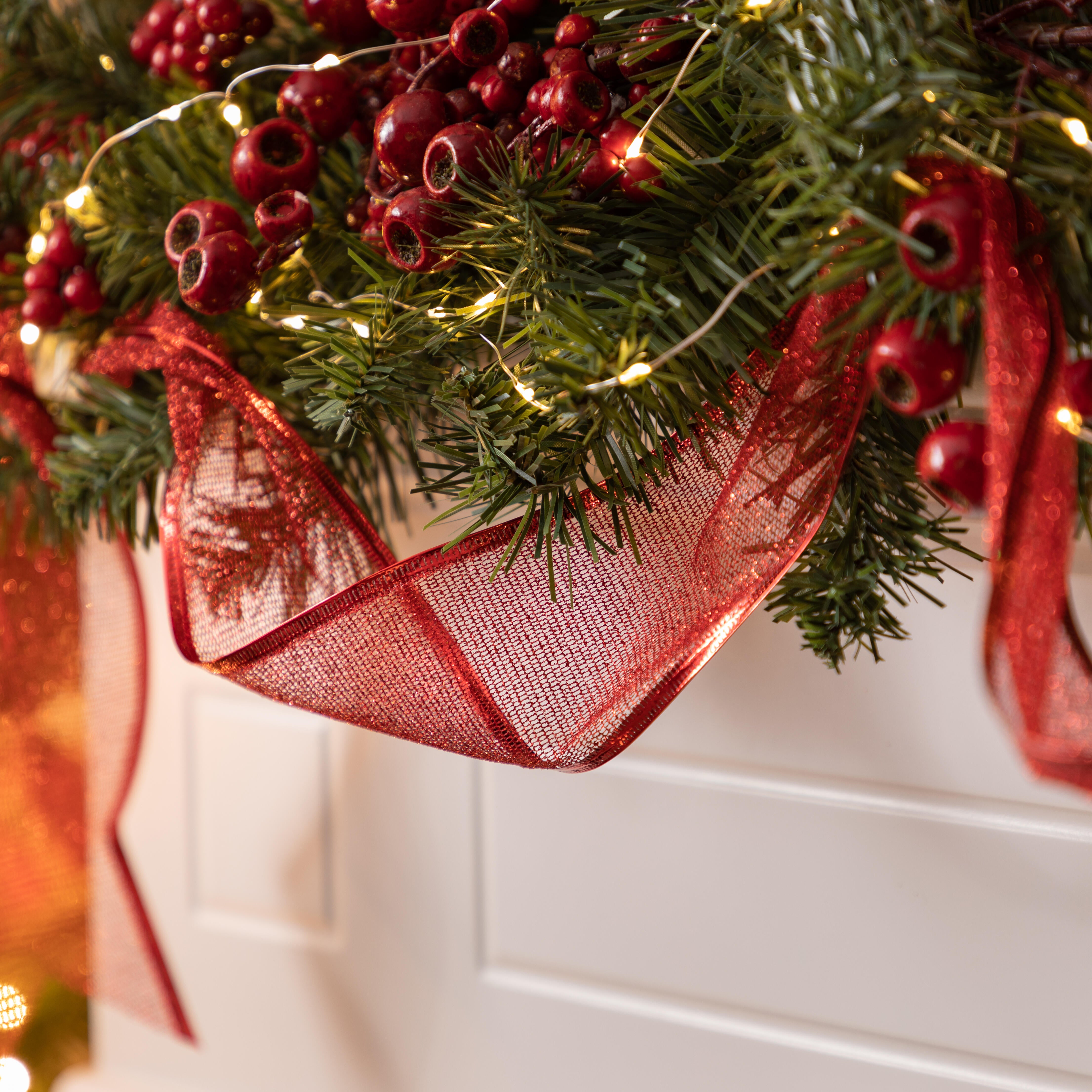 Cinta decorativa rojo 6.3x270cm - 5