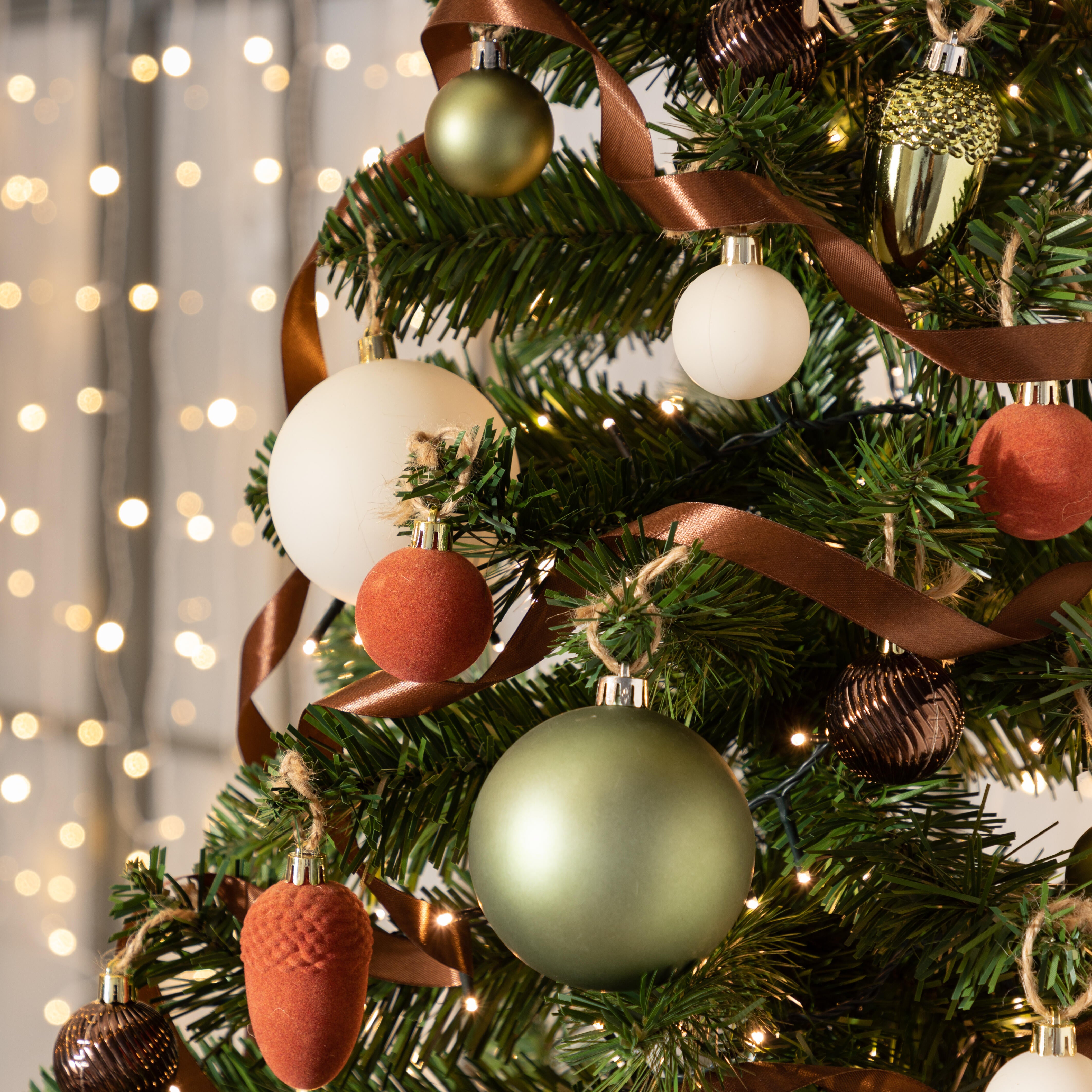 Set de bolas de navidad Nature 28 unidades - 4