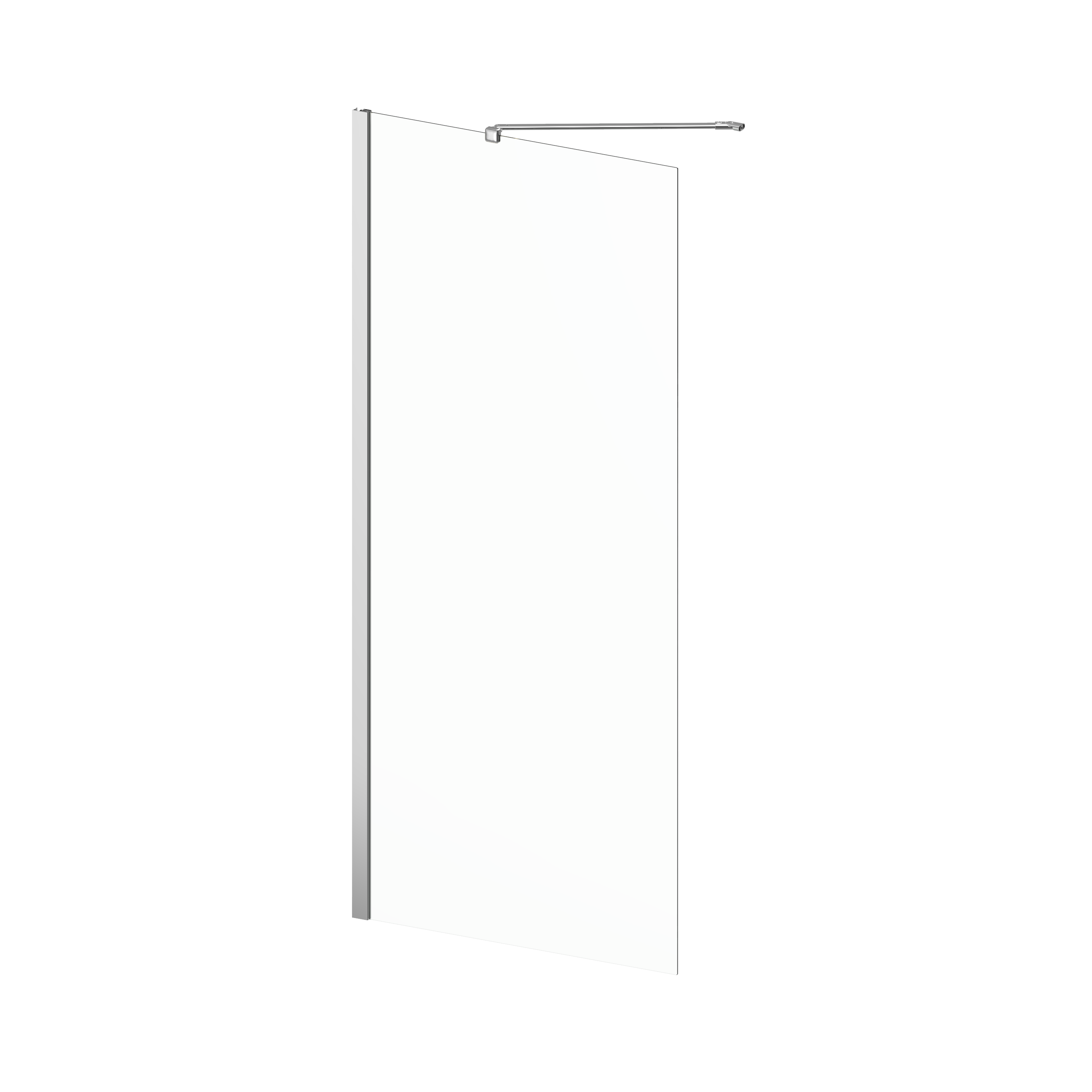 Ścianka prysznicowa do drzwi uchylnych Remix 90 x 195 cm chrom Sensea