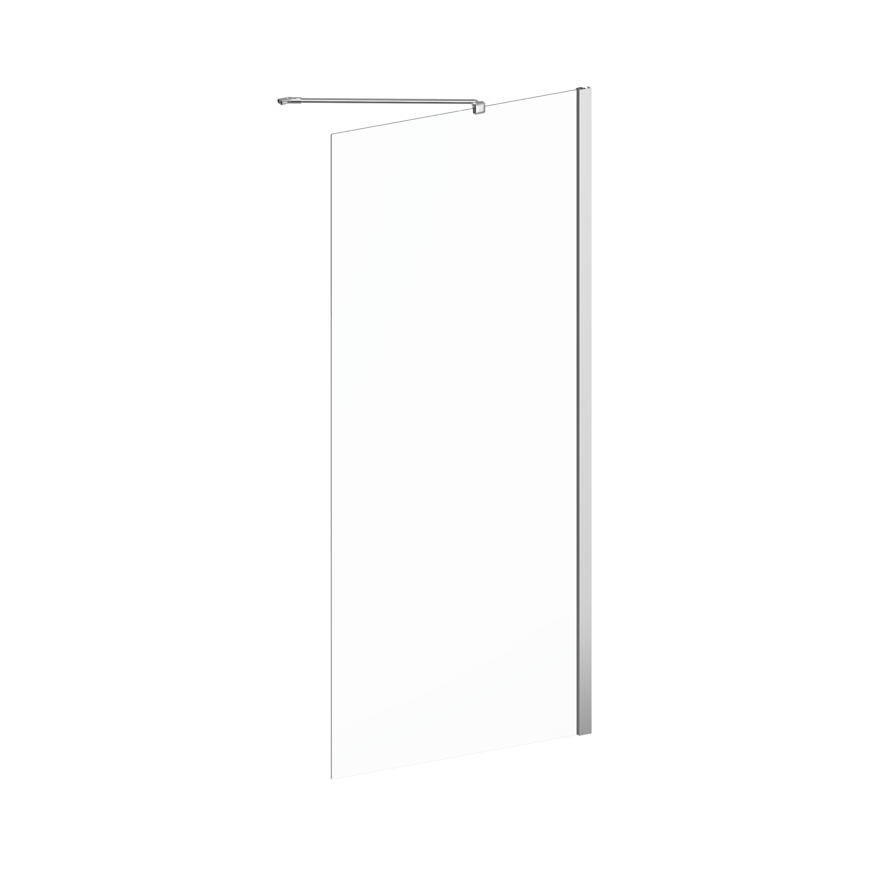 Mampara lateral fijo  Remix2 perfil cromo 90x195 cm 6mm - 11