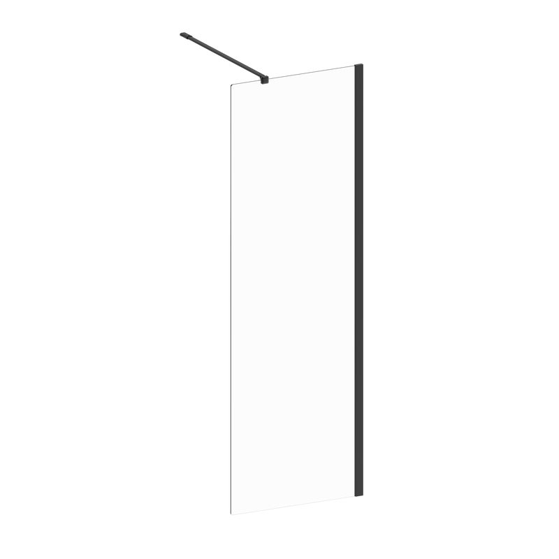 Kabina Walk-in Remix 80 x 200 cm czarna Sensea