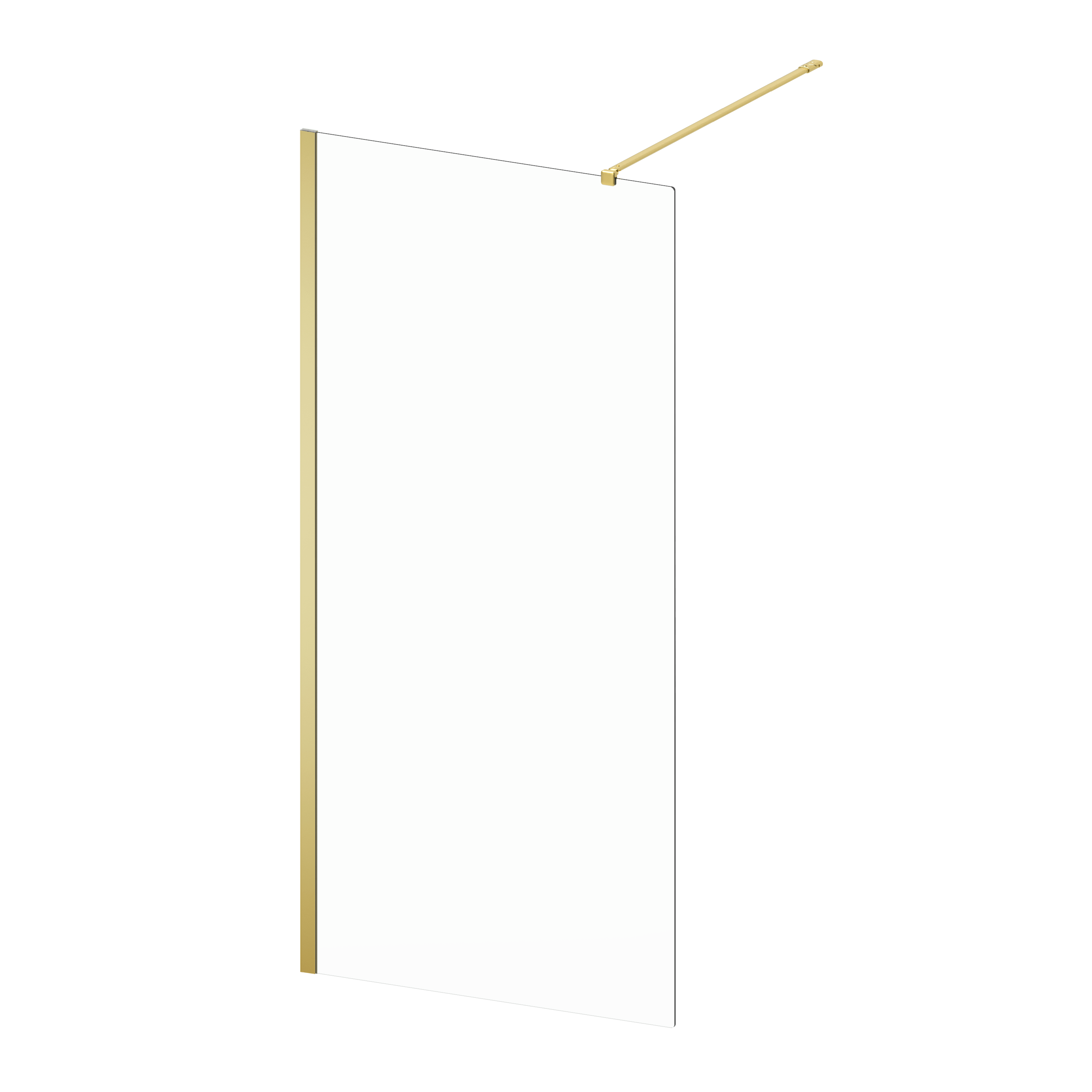 Kabina Walk-in Remix 100 x 200 cm złota Sensea - 6