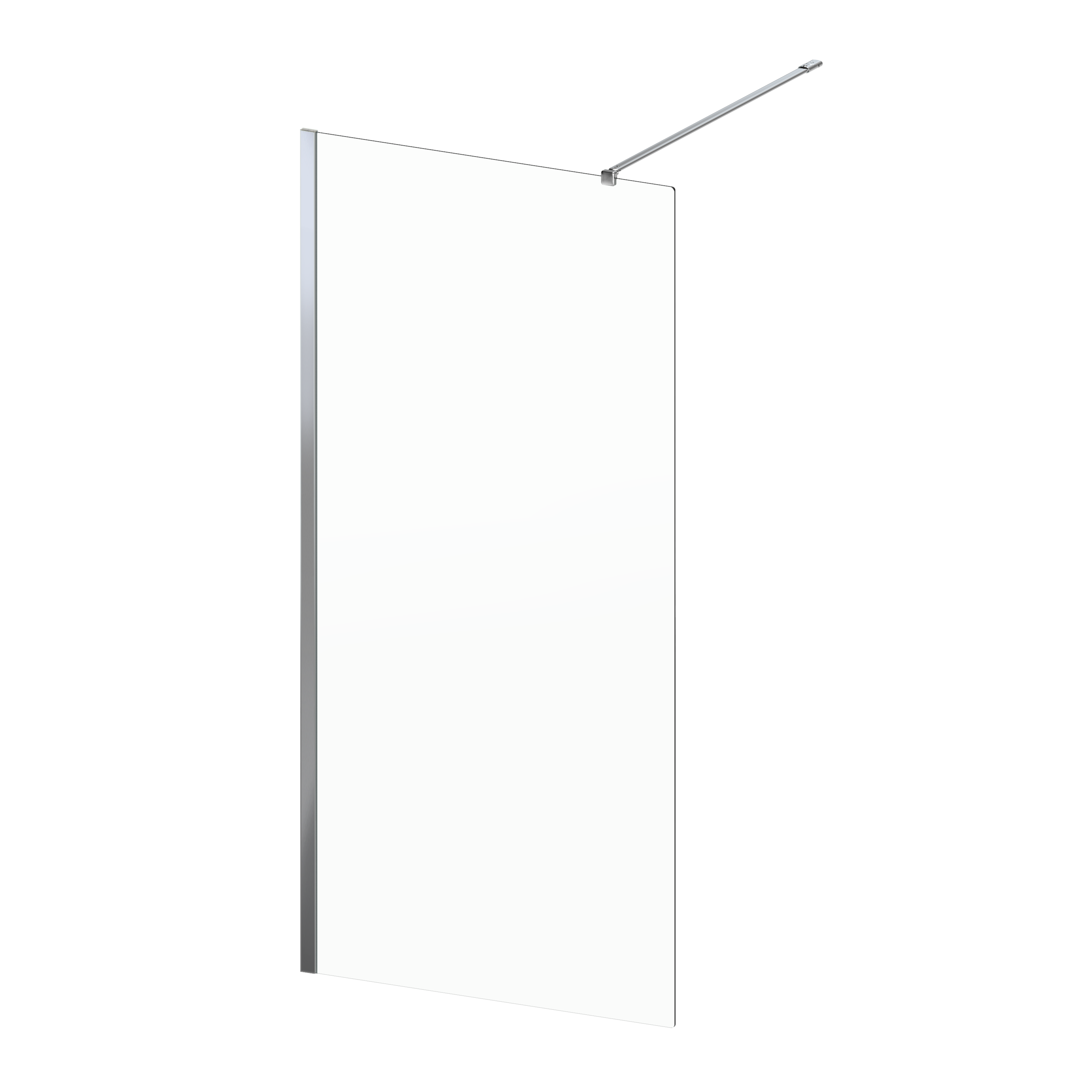 Kabina Walk-in Remix 100x200 cm transparentna profil chrom Sensea - 6