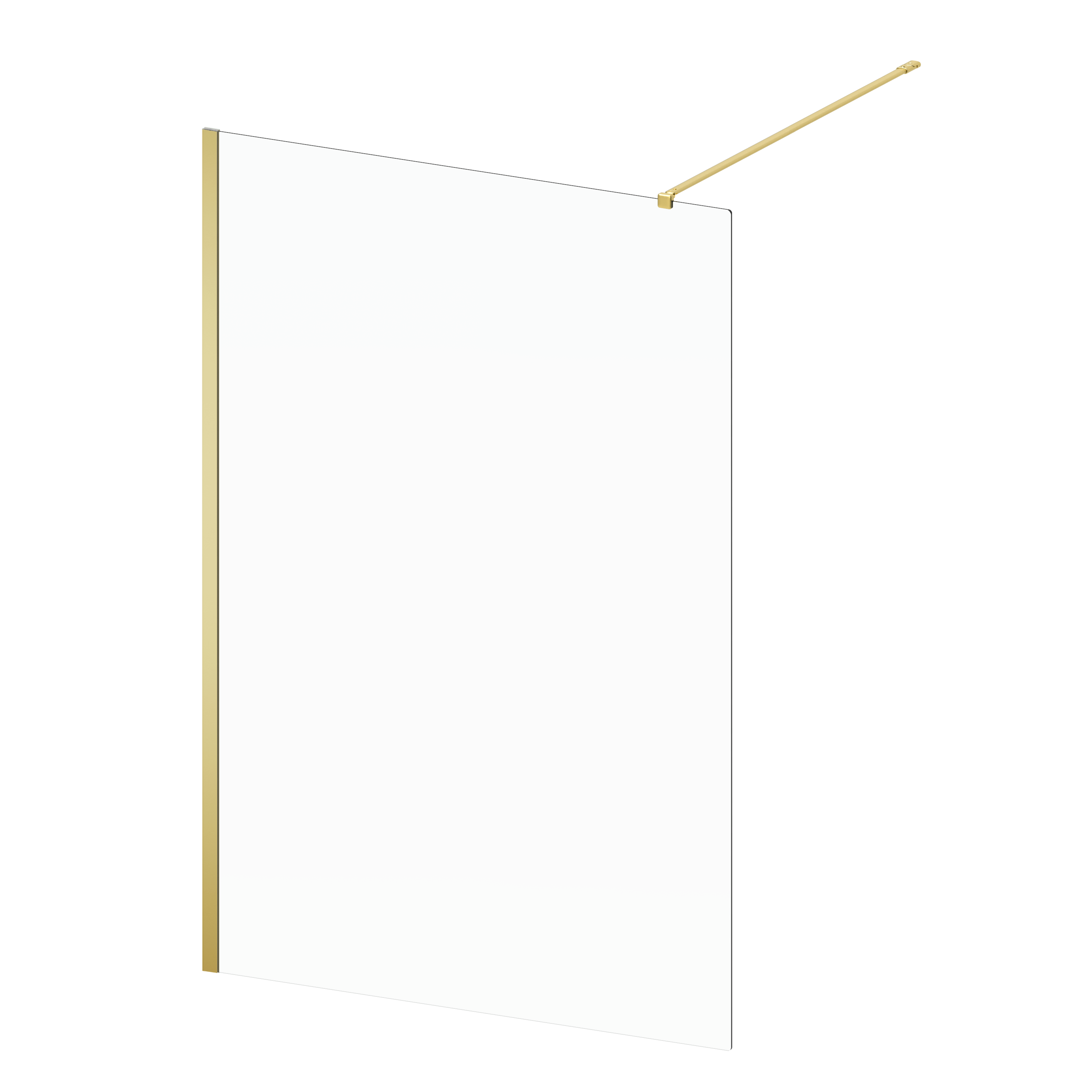 Kabina Walk-in Remix 140 x 200 cm złota Sensea - 6