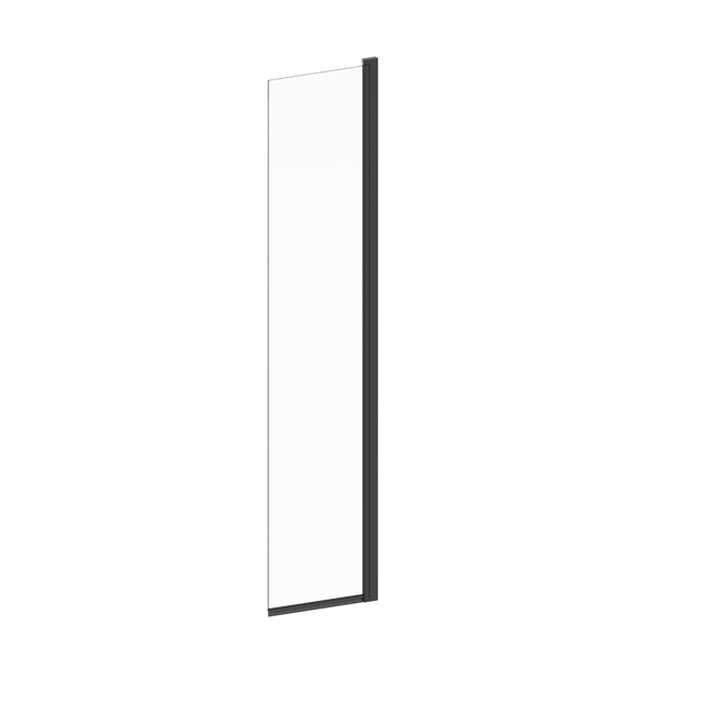 Osłona do kabiny Walk-in 40x200 cm czarna Sensea
