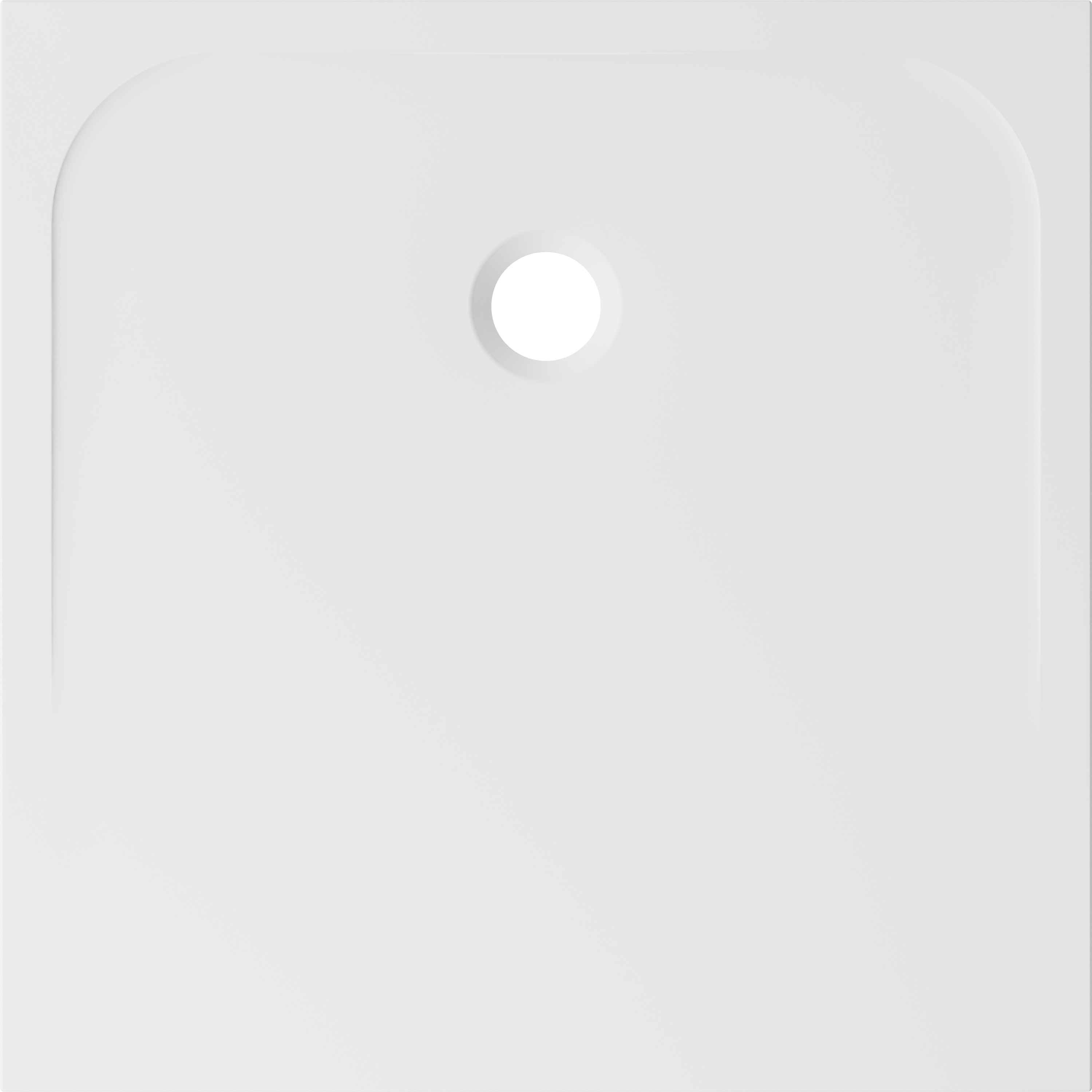 Base de duche Resina 80x80 cm branco mate Sensea Easy V2 - 2