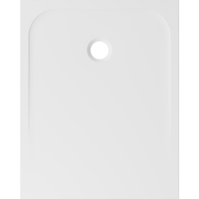 Piatto doccia SENSEA in composito minerale di resina gelificata bianco L 80 x L 100 x H 2.8 cm opaco
