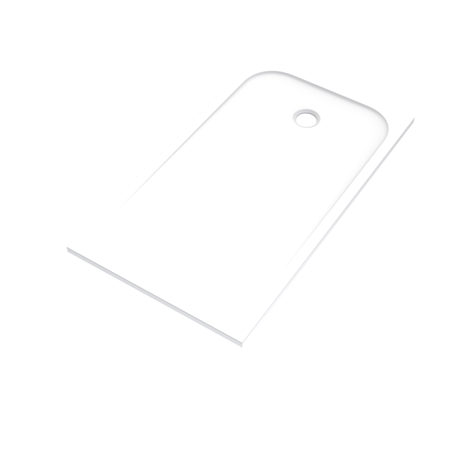 Piatto doccia SENSEA in composito minerale di resina gelificata Easy V2 bianco L 80 x L 140 x H 2.8 cm opaco