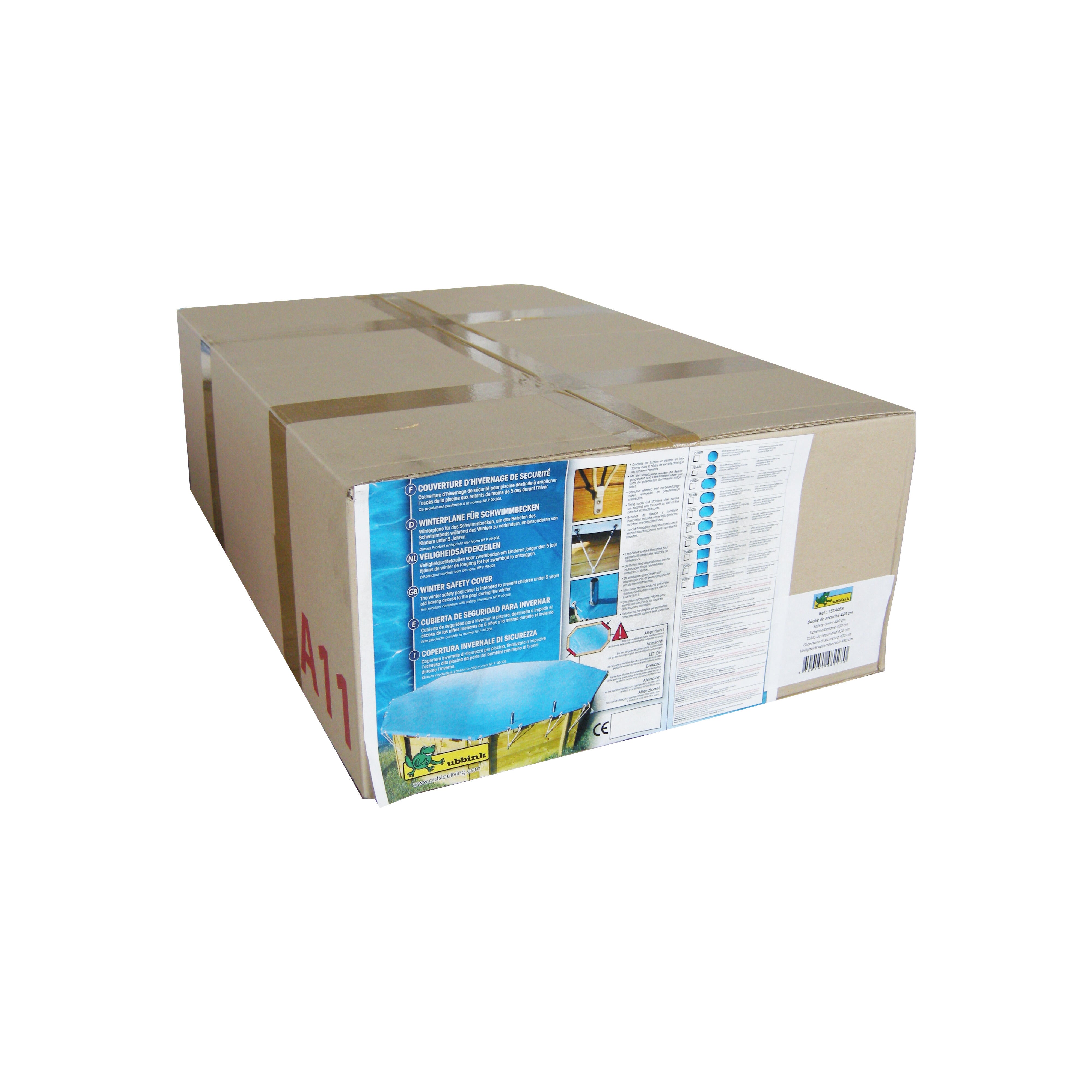 Bâche de sécurité rectangulaire pour piscine UBBINK 200 x 350 - 3