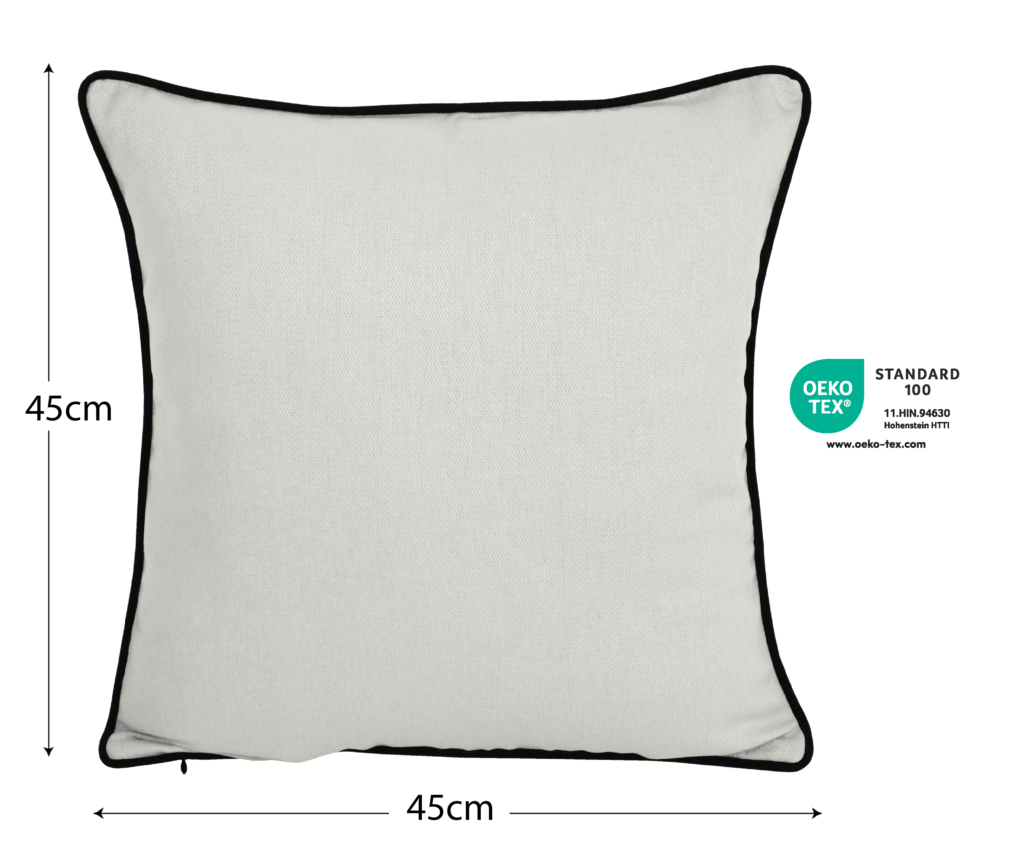 Poduszka Kalpe biała 45 x 45 cm Inspire - 14