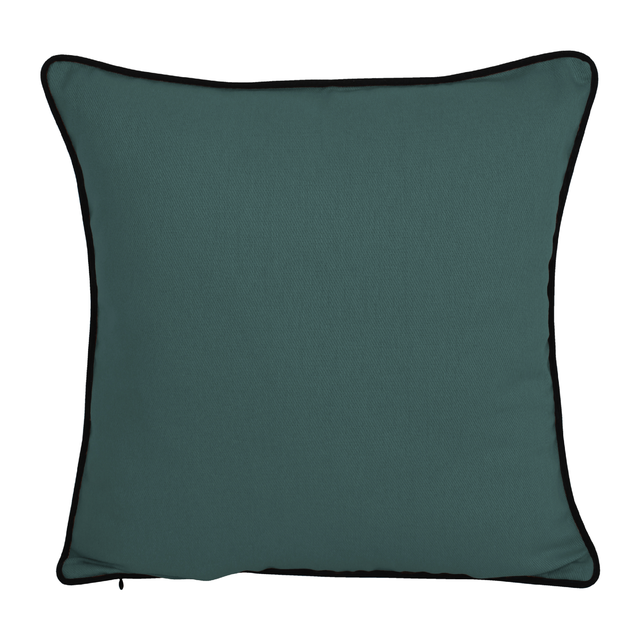 Cojín decorativo cuadrado Kalpe algodón liso azul aqua  INSPIRE 45x45cm