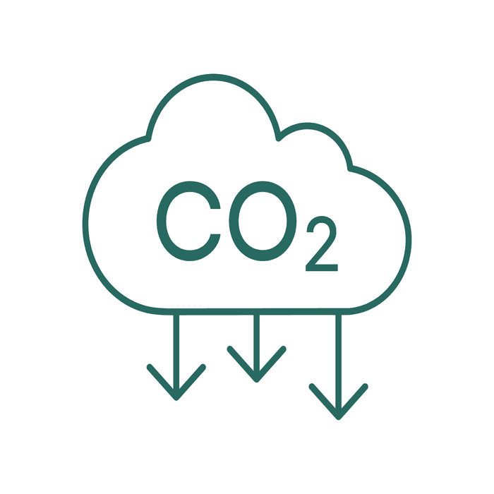 Pétrôle QLIMA, diminution de 40% des émissions de CO2 par rapport à un combustible liquide classique.
