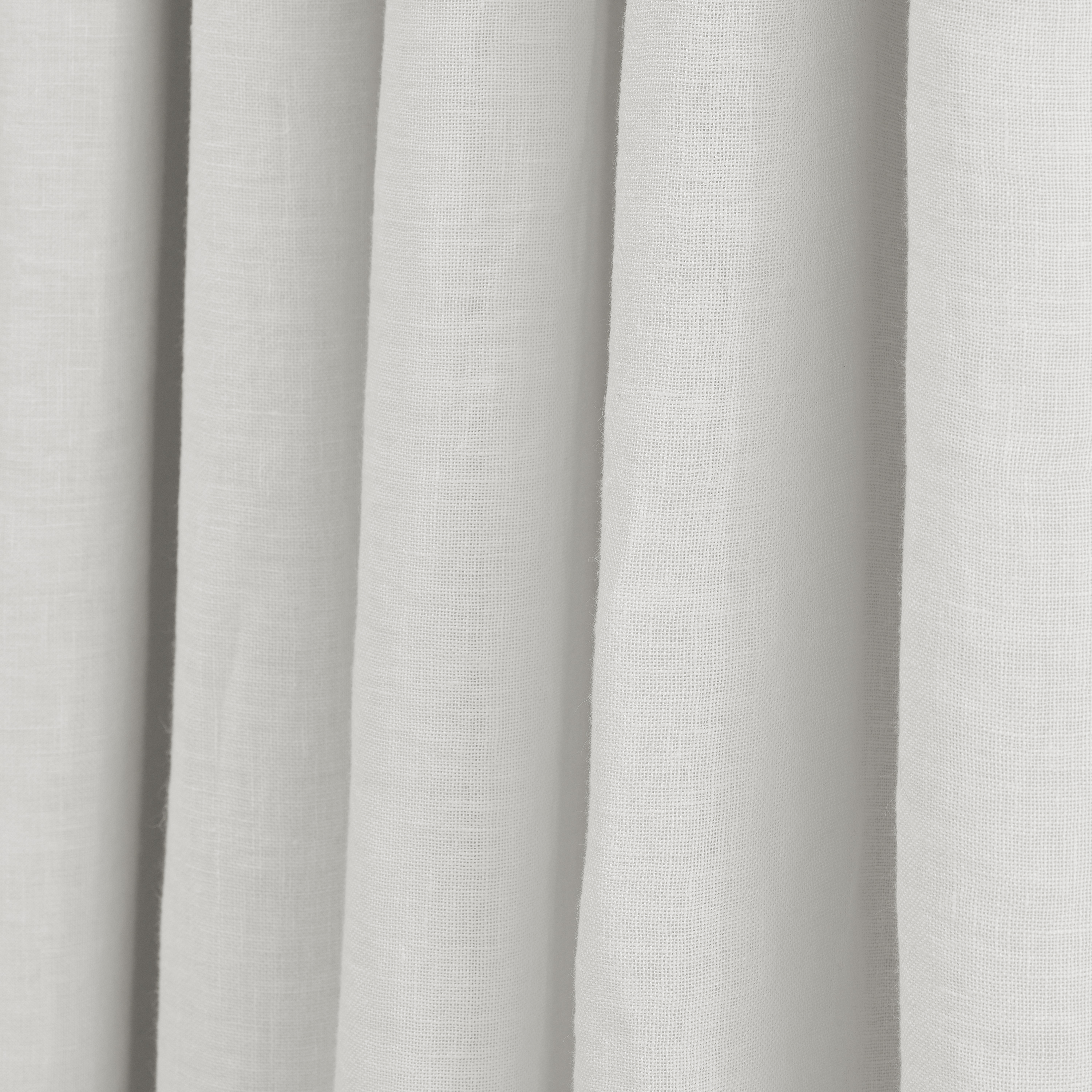 Cortina cinta fruncida, trabillas Danae 100% lino lavado de 200x280cm INSPIRE liso blanco. Incluye cinta termoadhesiva - 4