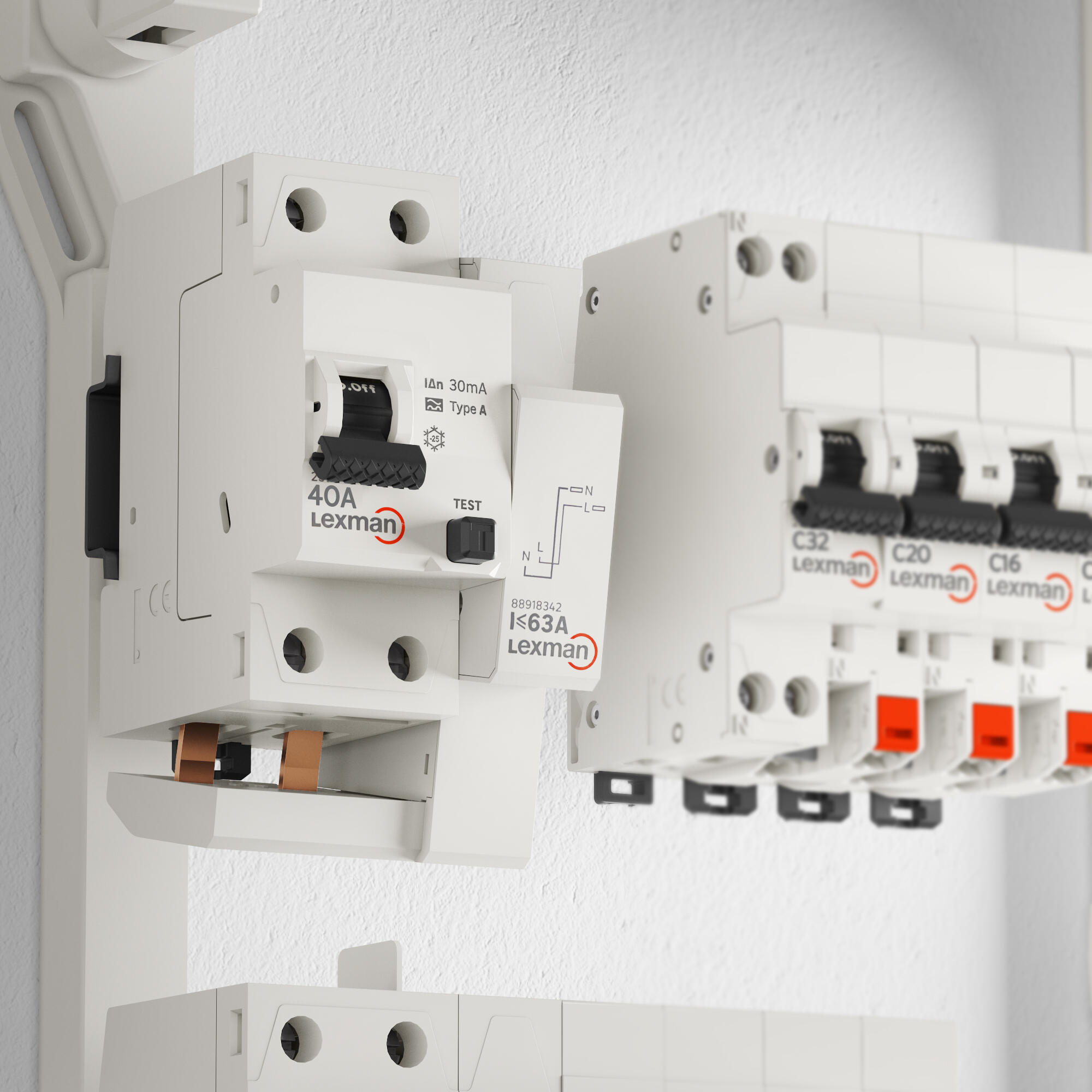 Connecteur interdifférentiel / disjoncteur LEXMAN - 6