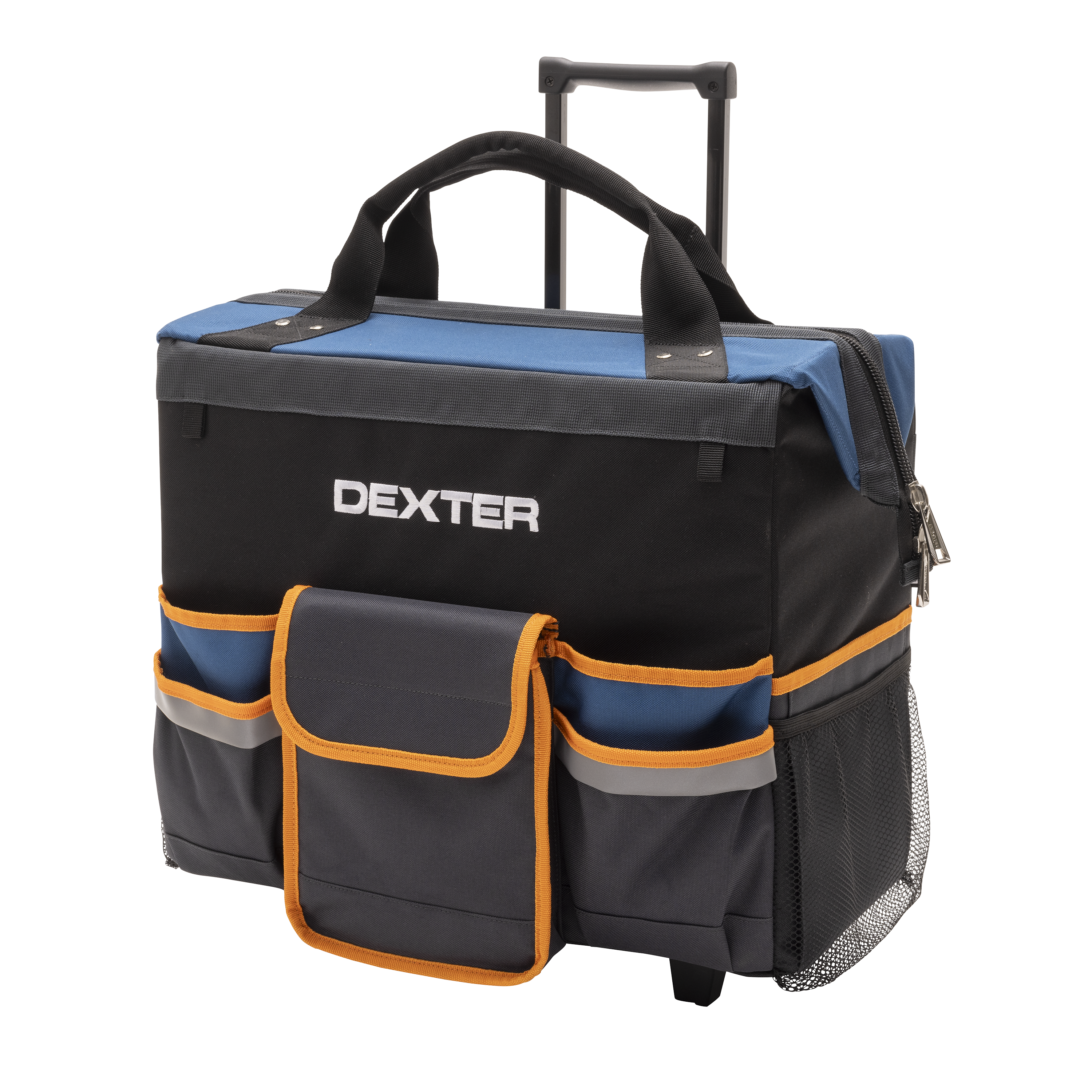 Torba narzędziowa na kółkach wodoodporna 45 litrów 27 kieszeni 44x41x25 cm DEXTER