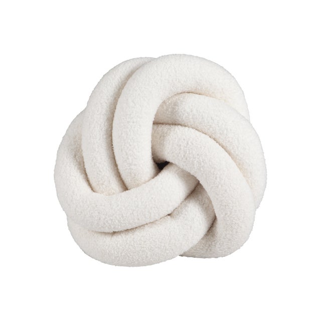 Coussin Aurore, blanc l.30 x L.30 cm