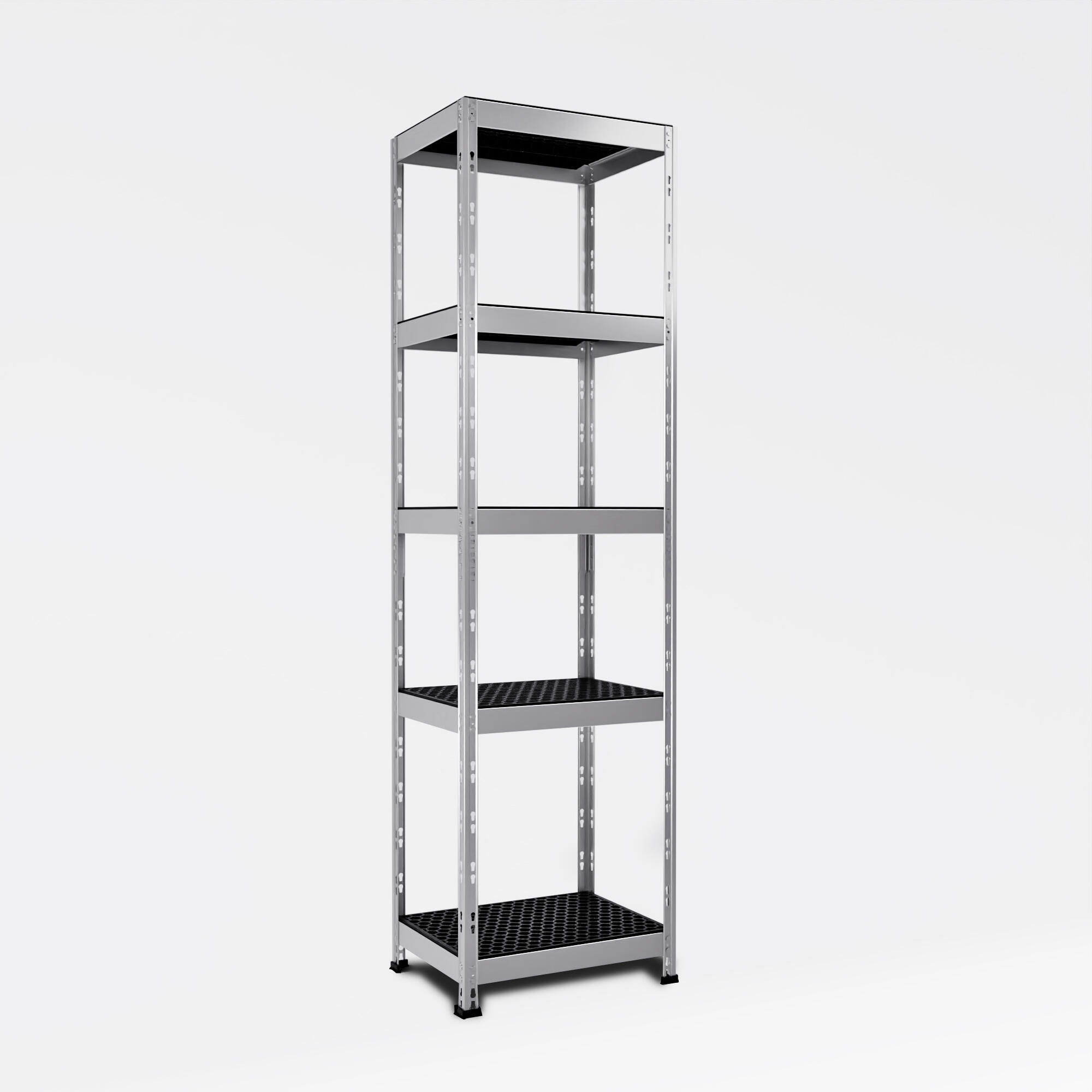 Estantería metálica para exterior gris ar shelving de 180x50x38cm y 500kg max