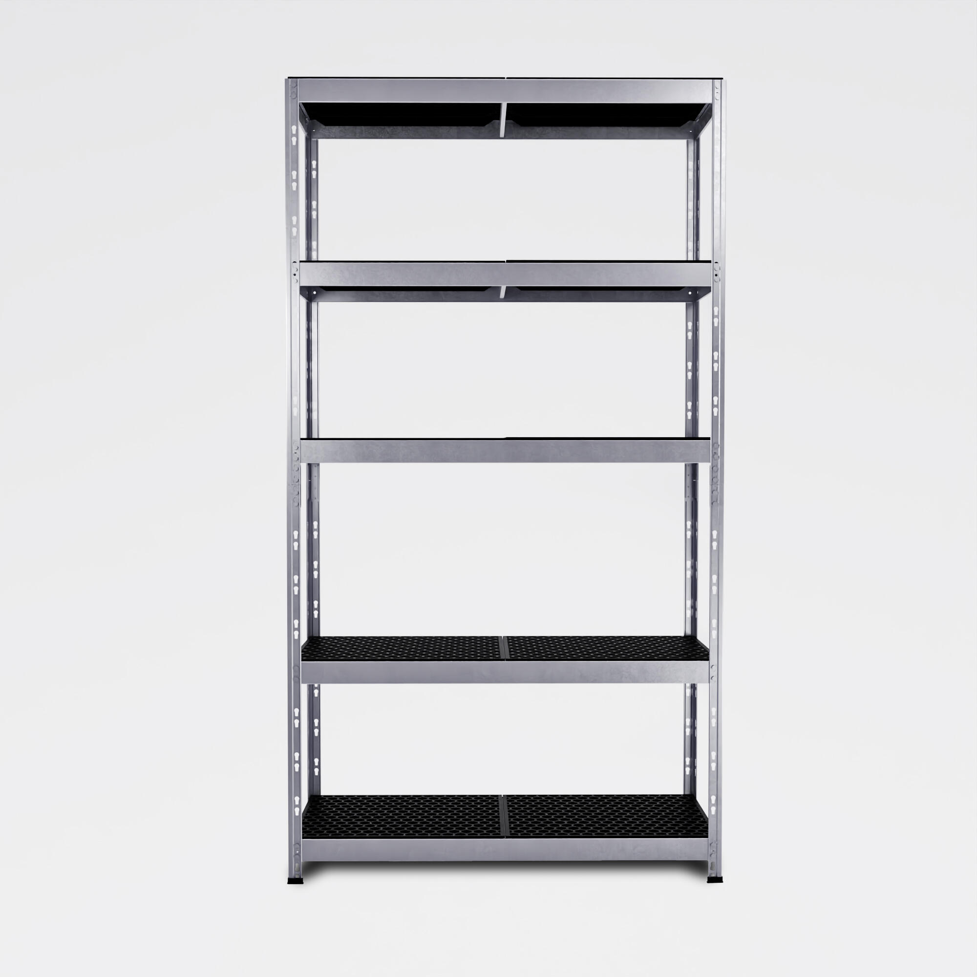 Estantería metálica para exterior gris ar shelving de 180x100x38cm y 500kg max