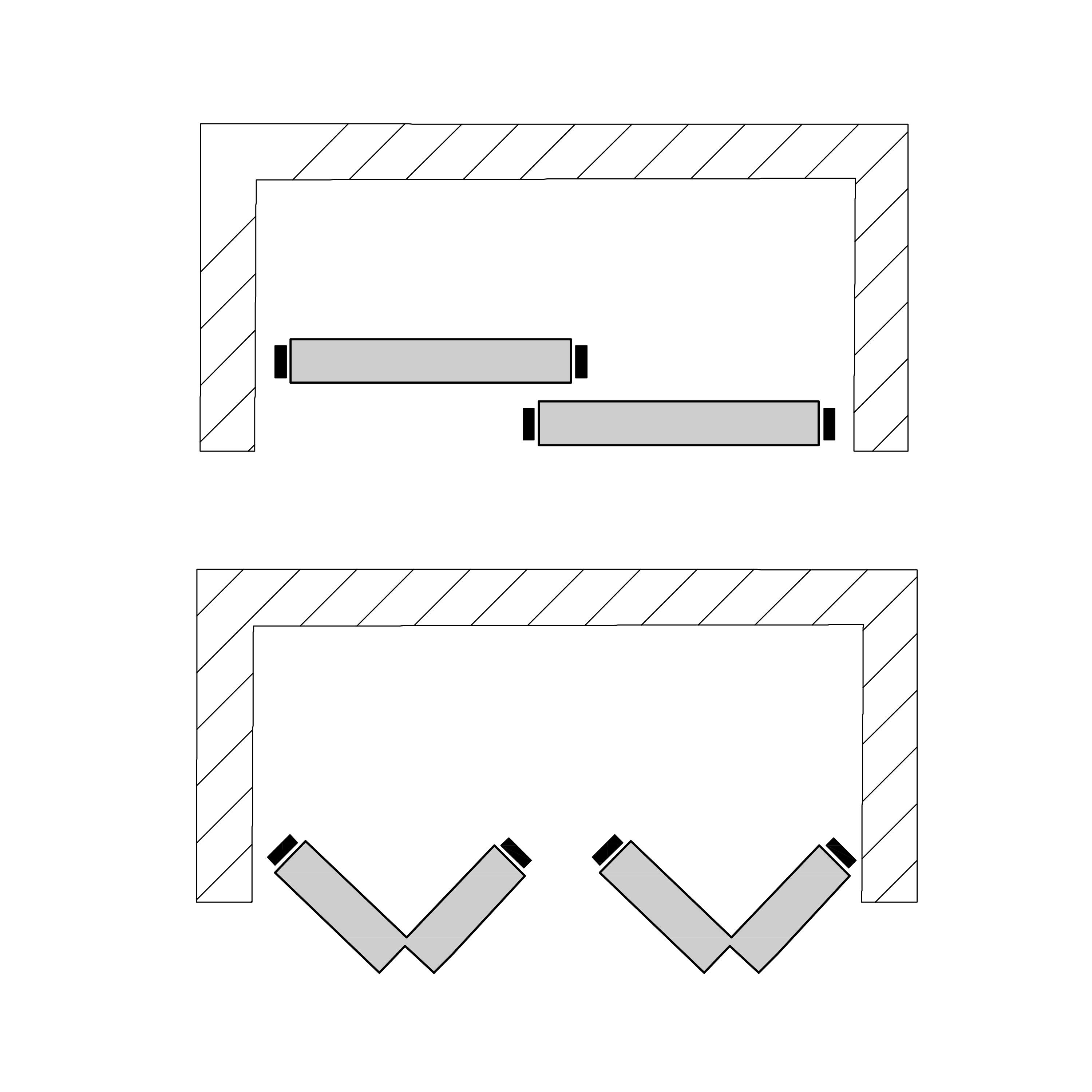 Szczotka do drzwi przesuwnych odbojowa 4 mm x 11 m szara Spaceo - 5