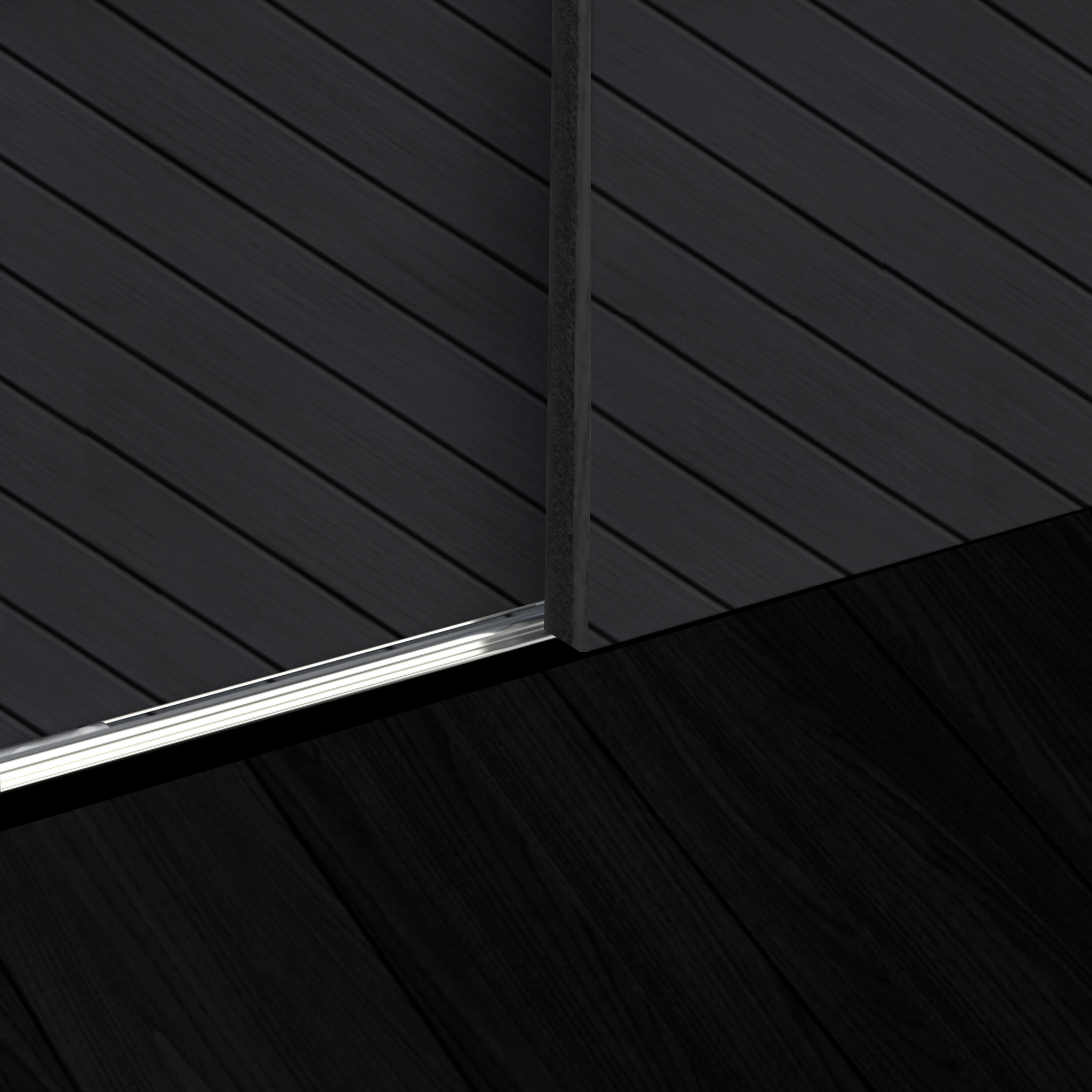 Szczotka do drzwi przesuwnych odbojowa 4 mm x 11 m czarna Spaceo - 3