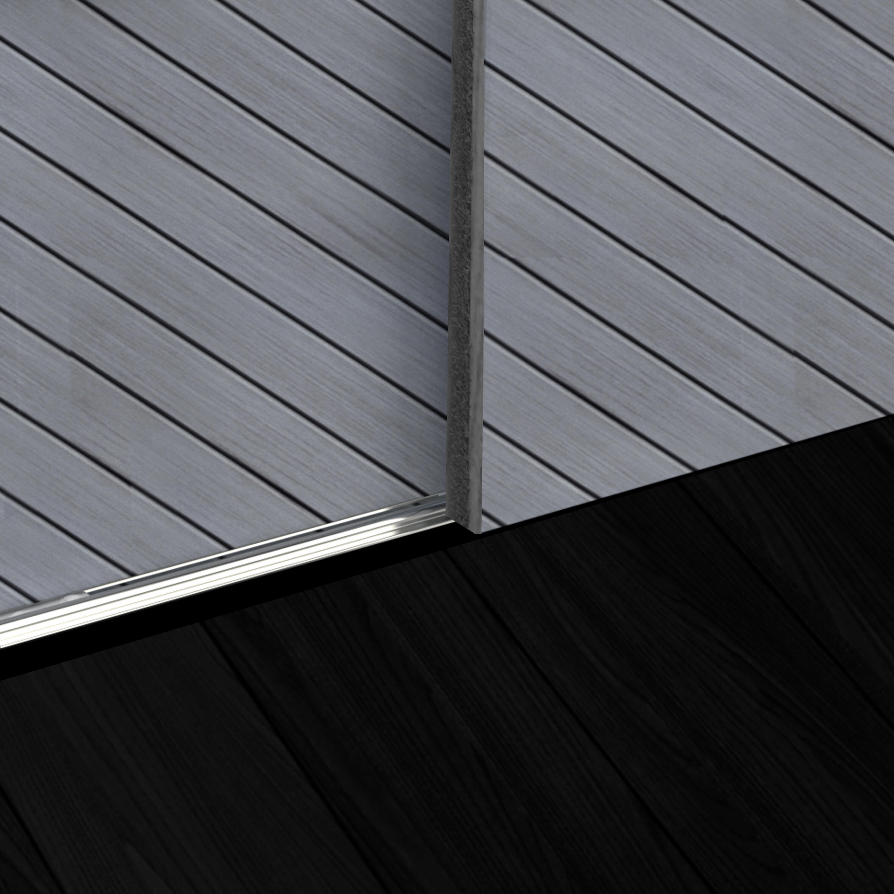 Szczotka do drzwi przesuwnych odbojowa 4 mm x 11 m szara Spaceo - 2