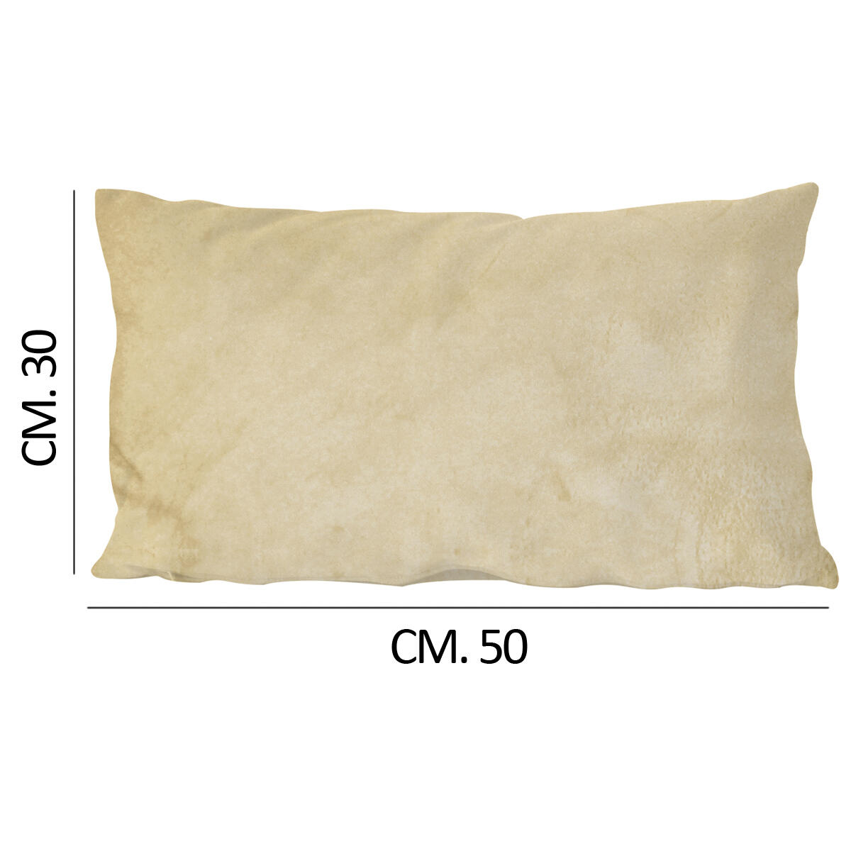 Cuscino Velus beige 50 x 30 cm - 3