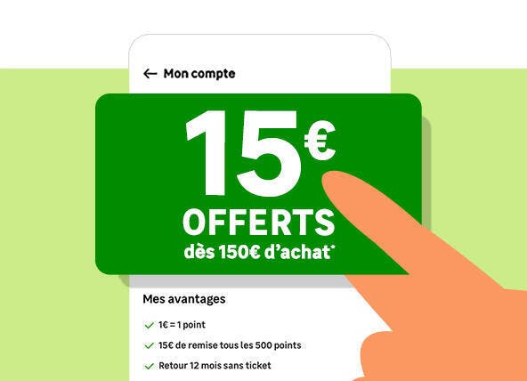Offres promotionnelles sur l'app