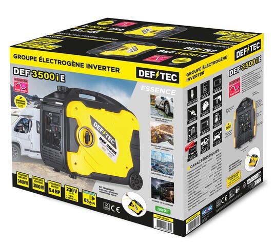 Groupe électrogène Inverter - 3200 W - DEFITEC 3500IE - 2