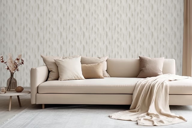 Papier peint intissé Brut lames gris