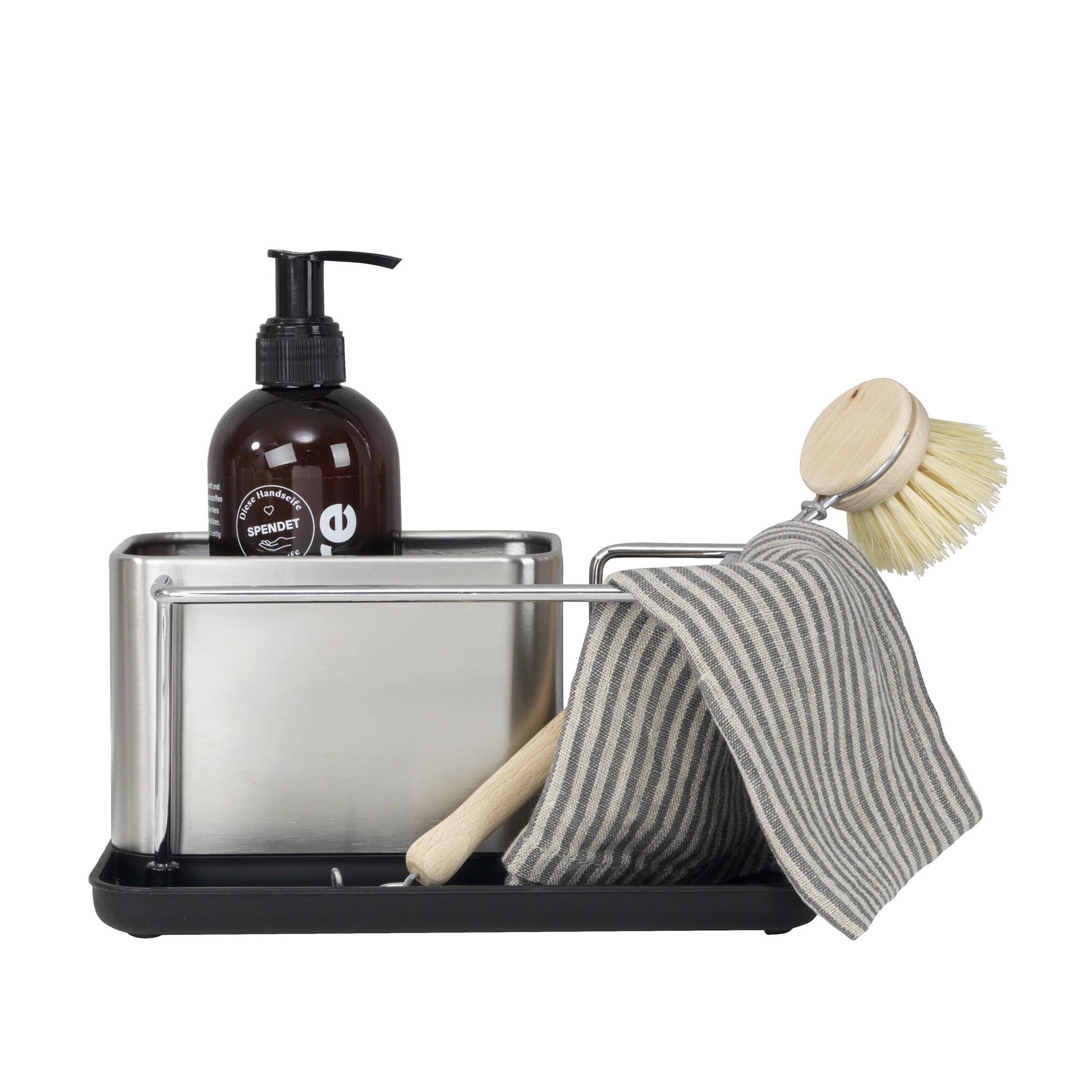 Organizador para el fregadero acero inox dorado wenko