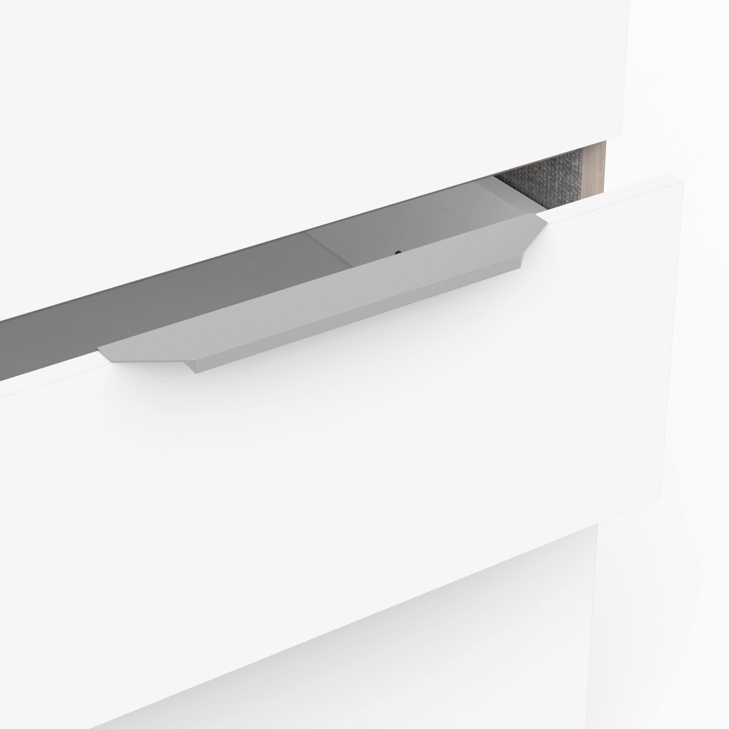 Armario puerta abatible Space 119.4x203x51.1cm blanco - 5