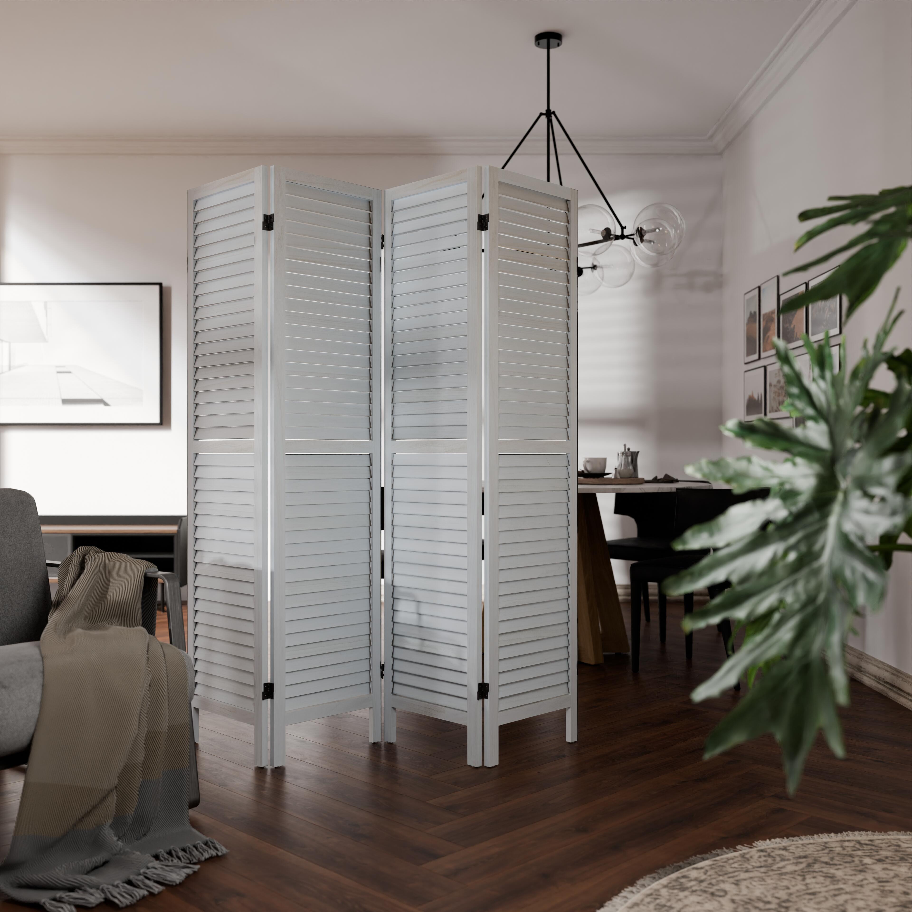 Parawan Majka biały 160x170 cm 4 panele - 2