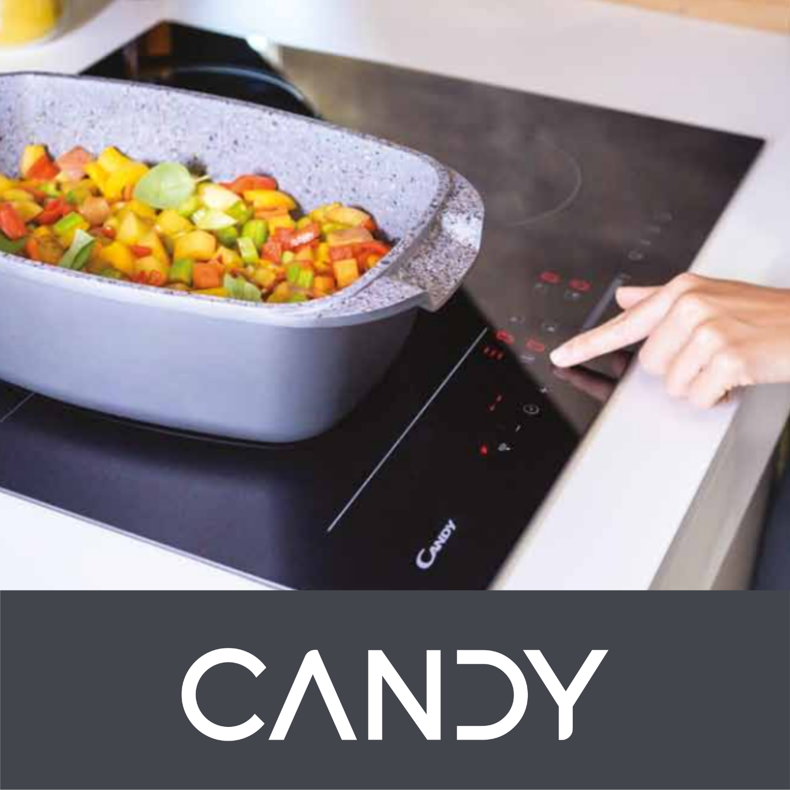 le minuteur, plaque vitrocéramique candy - 2