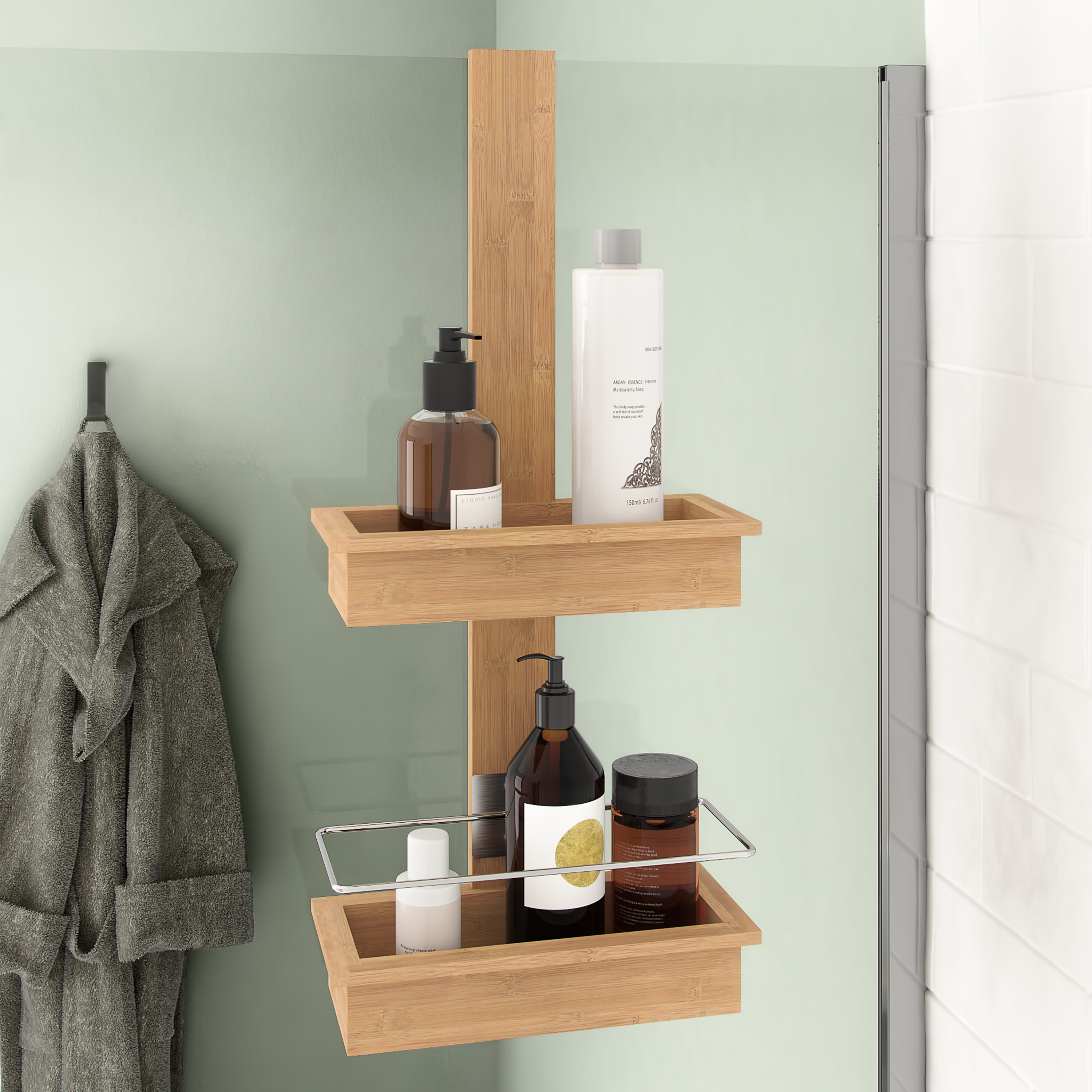 Cesto de duche SENSEA BAMBU - 4