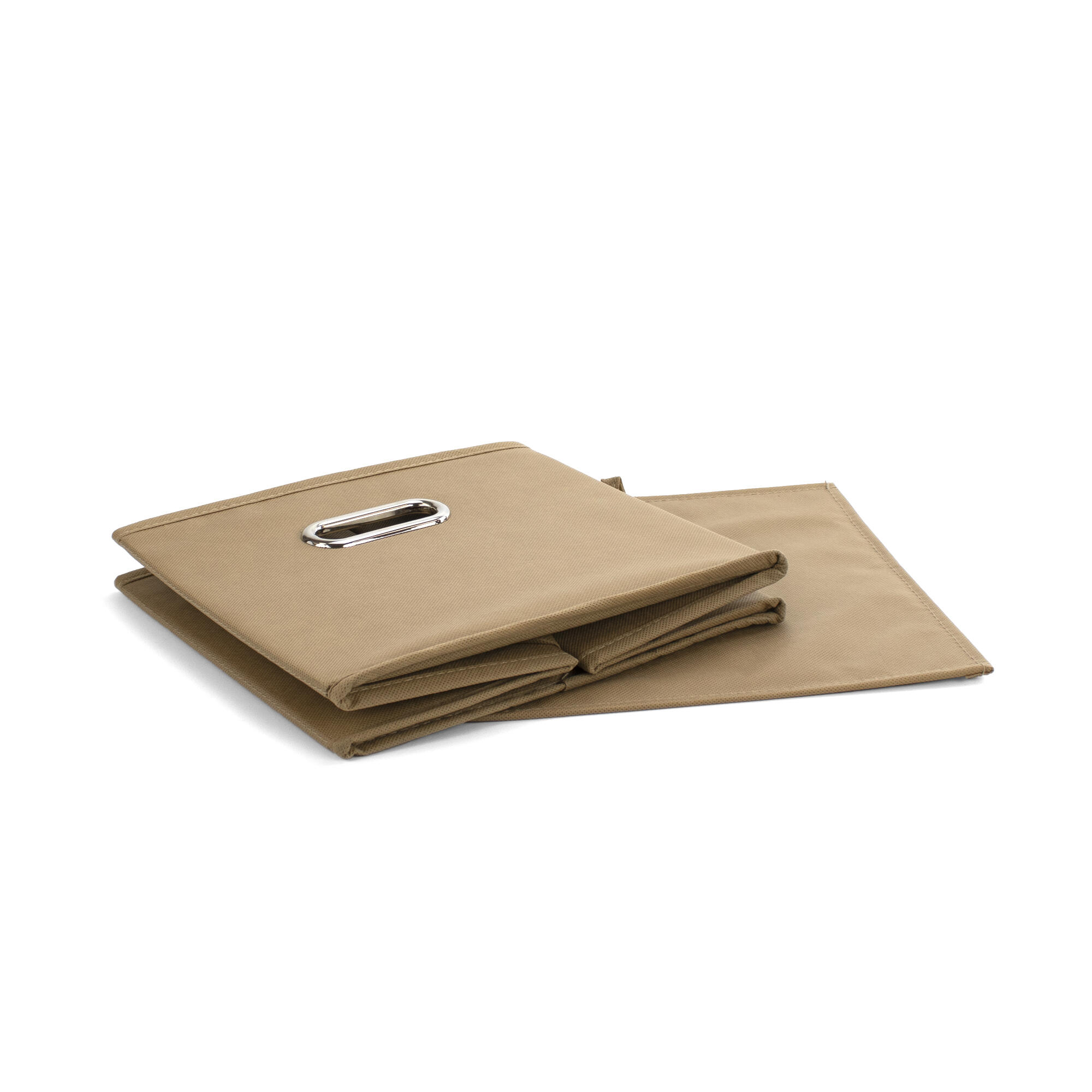 Organizador de almacenamiento beige cube 28.5x28.5x26cm