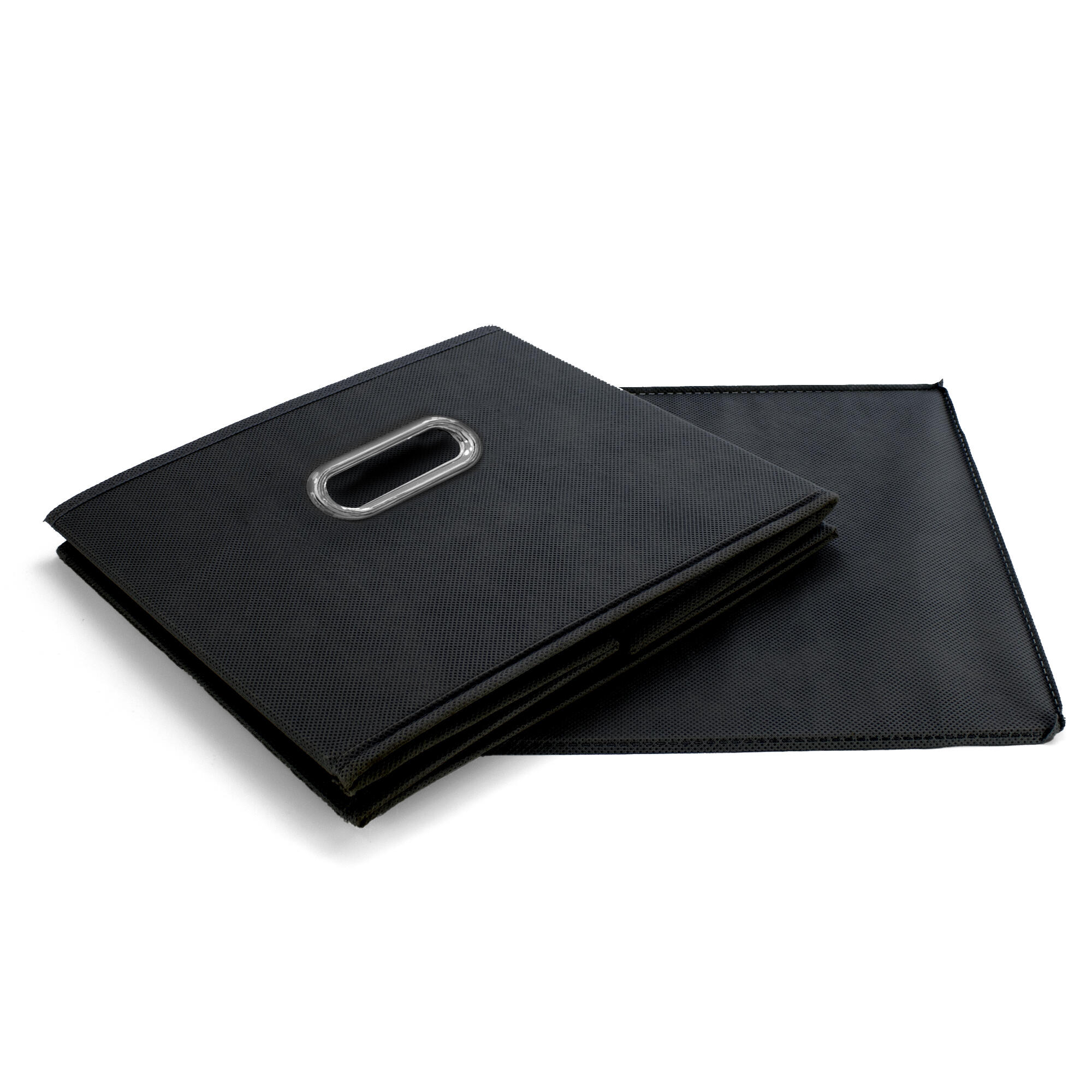 Organizador de almacenamiento negro cube 28.5x28.5x26cm