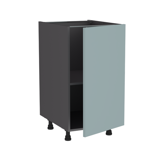 Mueble bajo de cocina Delinia ID Viena azul mate Alt 76,8 X An 45cm 1PTA