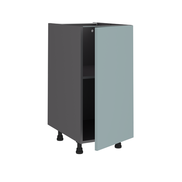 Mueble bajo de cocina Delinia ID Viena azul mate Alt 76,8 X An 40 cm 1PTA