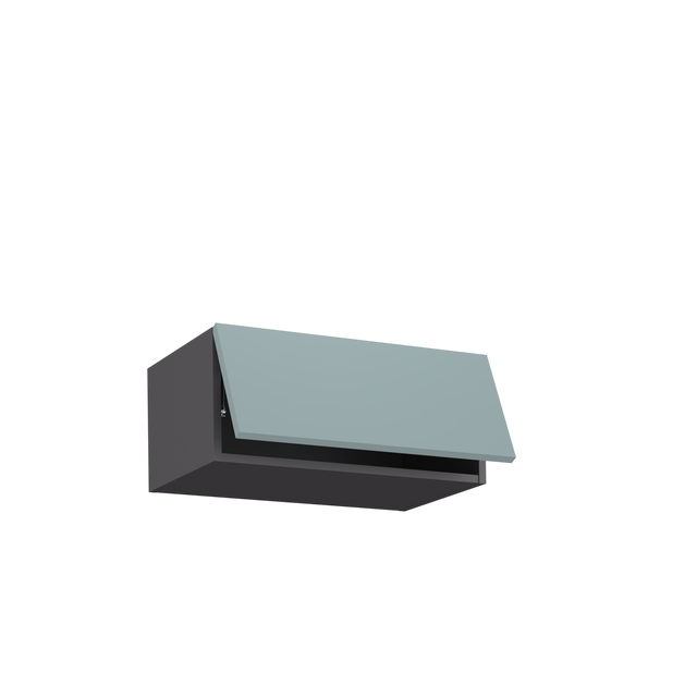 Mueble alto de cocina Delinia ID Viena azul mate Alt 25,6 X An 60 cm 1PTA abatible