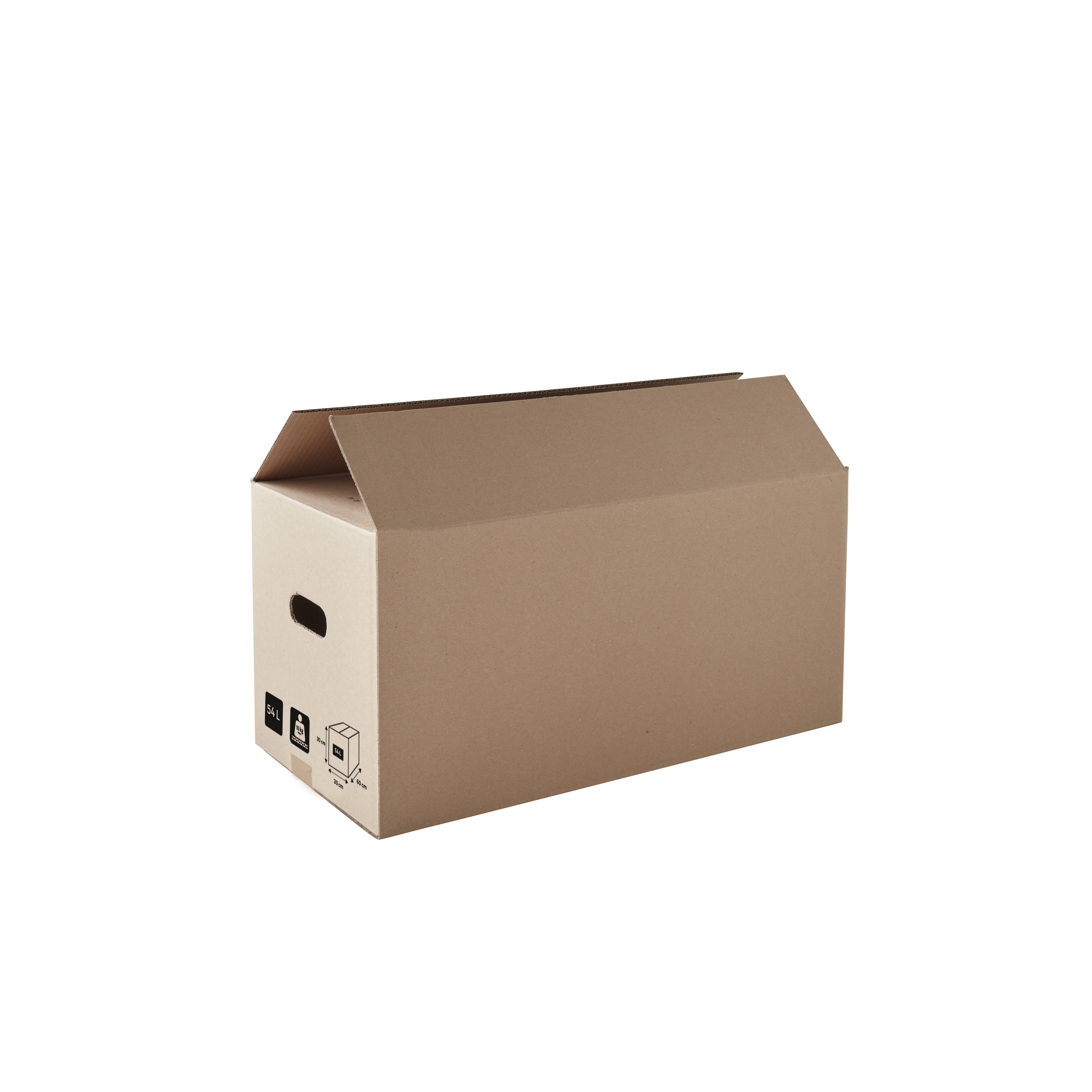 Caixa de cartão PACK 10UNIDADES 60X30X30CM 54L - 11