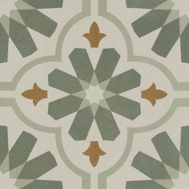 PAVIMENTO INTERIOR QUILT GREEN SILK 30X30CM