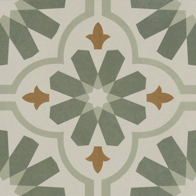 PAVIMENTO INTERIOR QUILT GREEN SILK 30X30CM