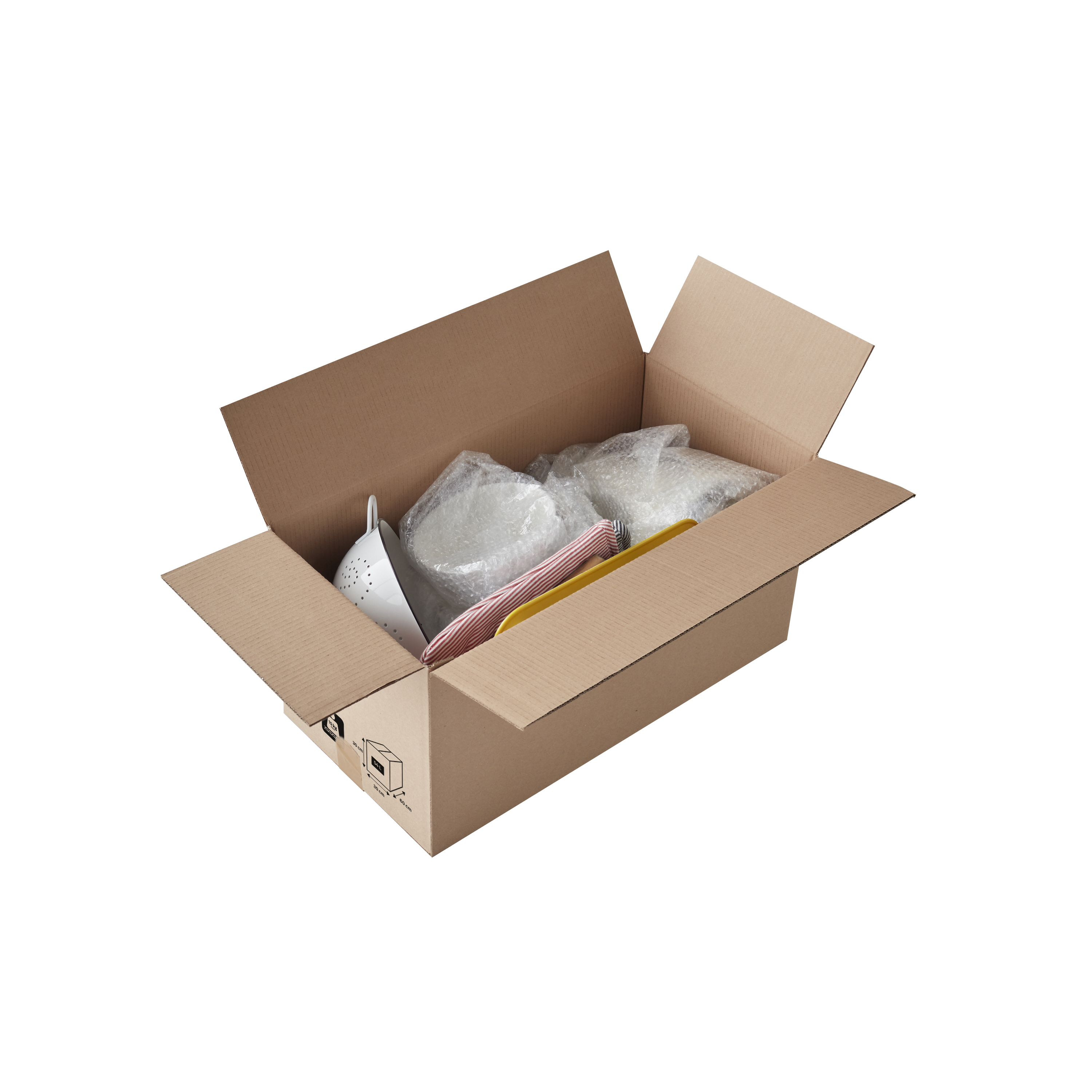 Caixa de cartão PACK 10UNIDADES 60X30X30CM 54L - 10