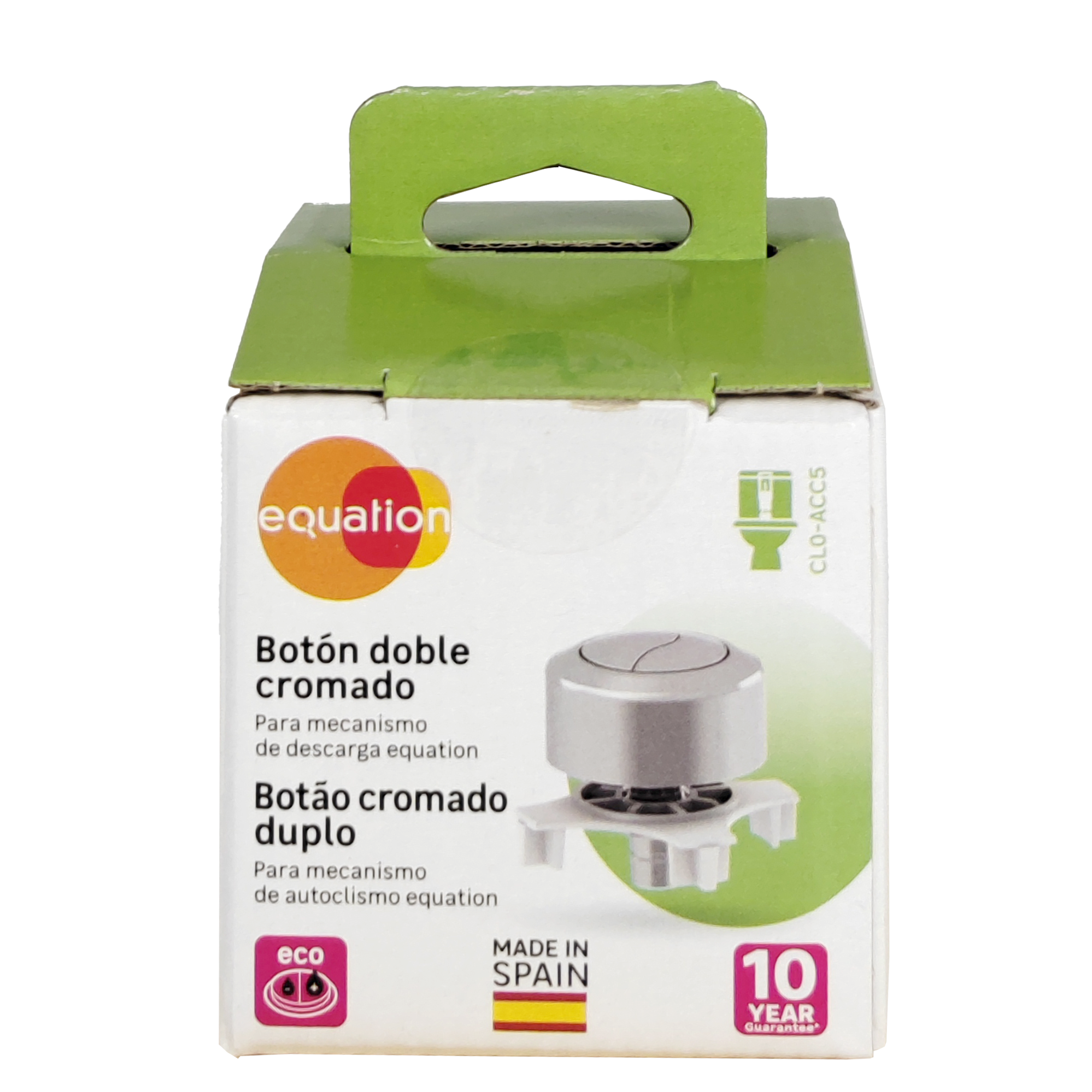 Doble pulsador EQUATION 6 x6 cm - 4
