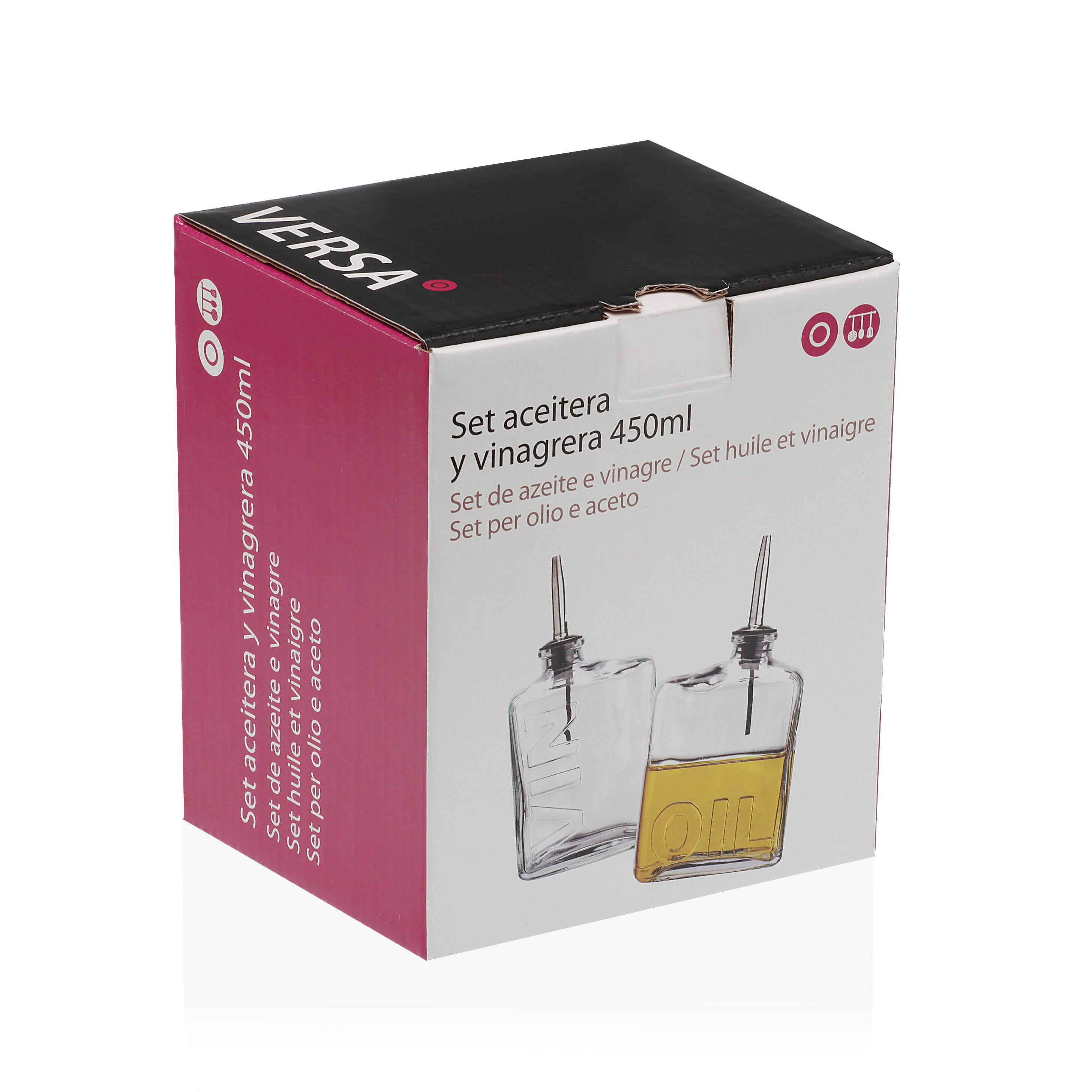 Set de aceitera y vinagrera Versa 450ml - 3