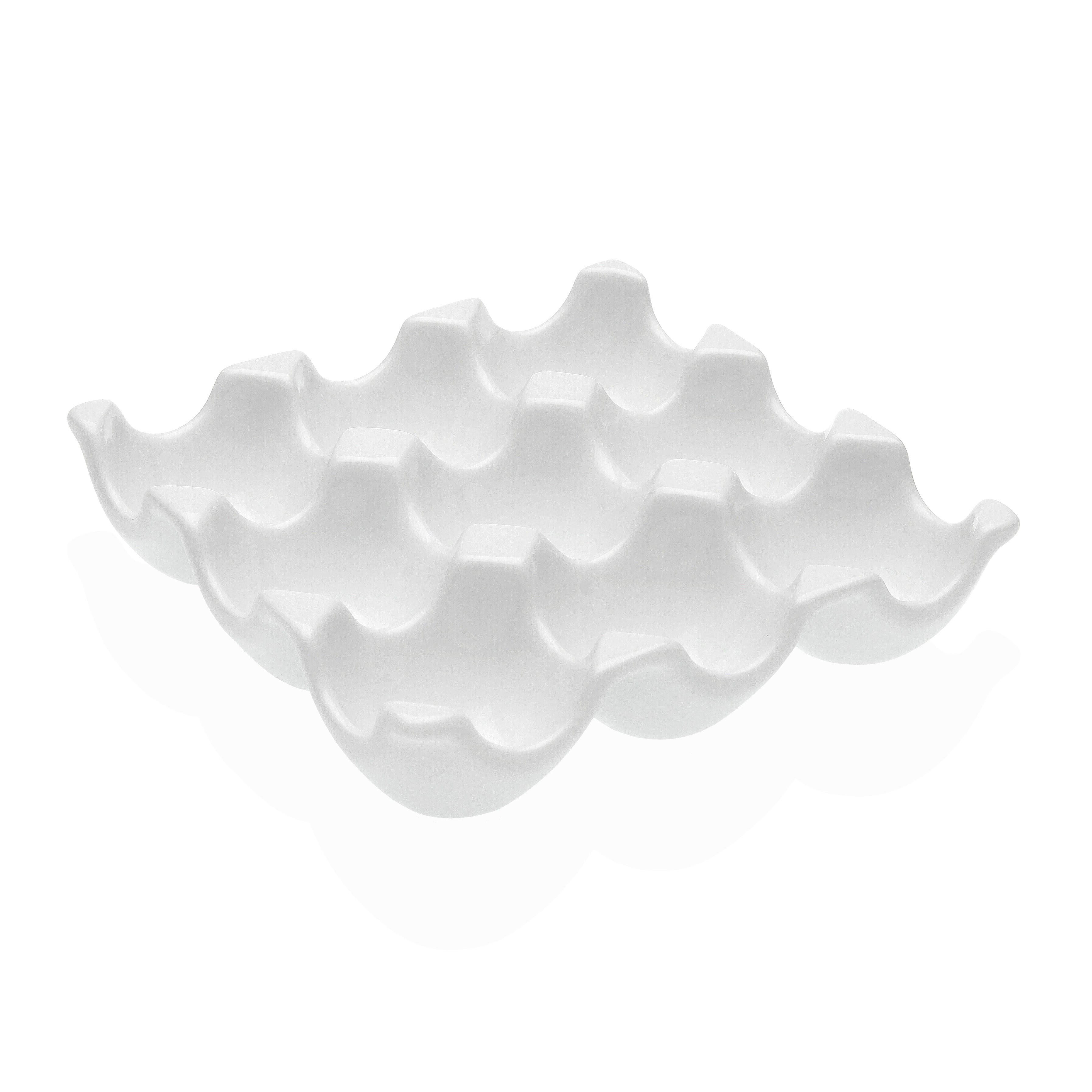 Huevera de porcelana versa